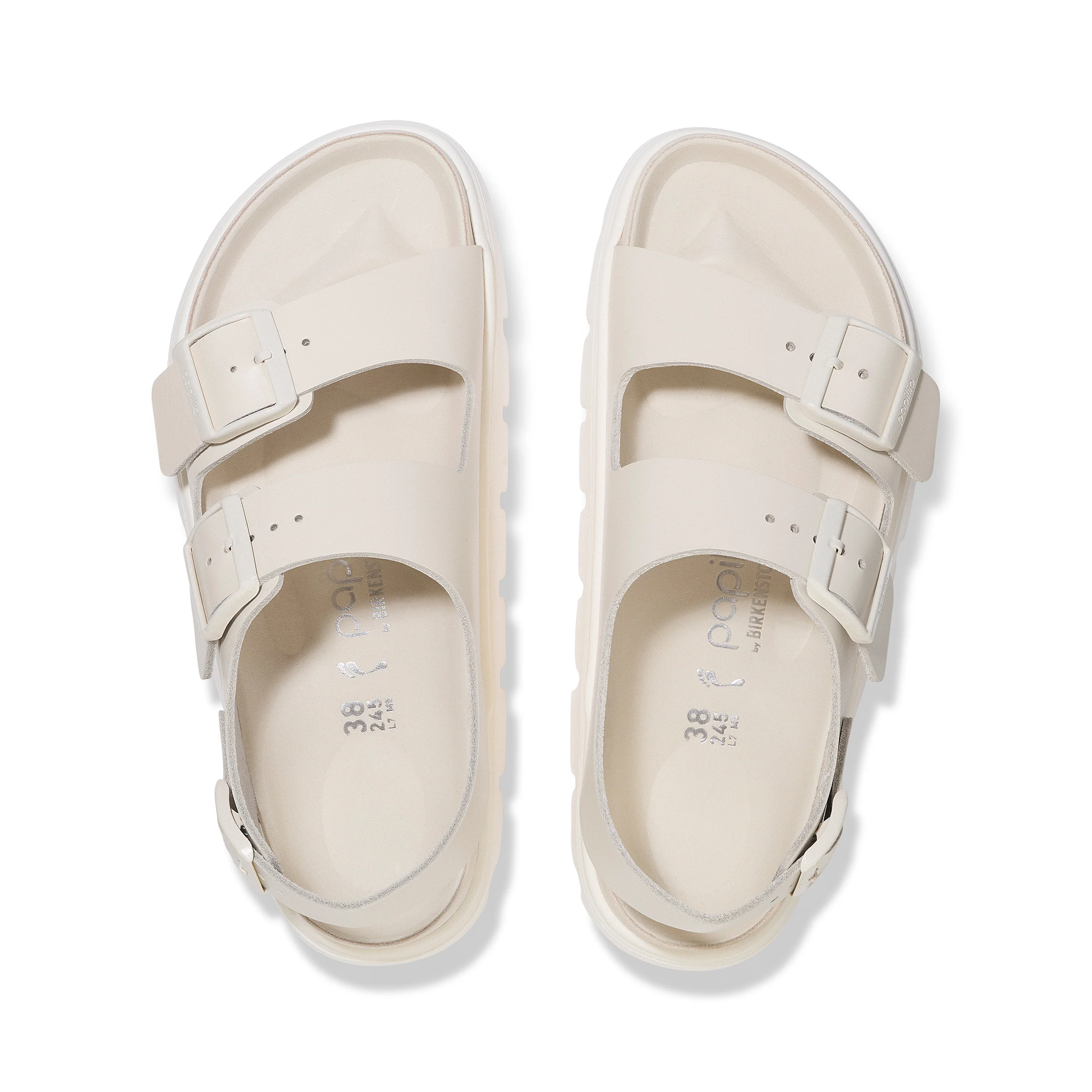 Milano Chunky Exquisite Eggshell Smooth Leather - Image 3