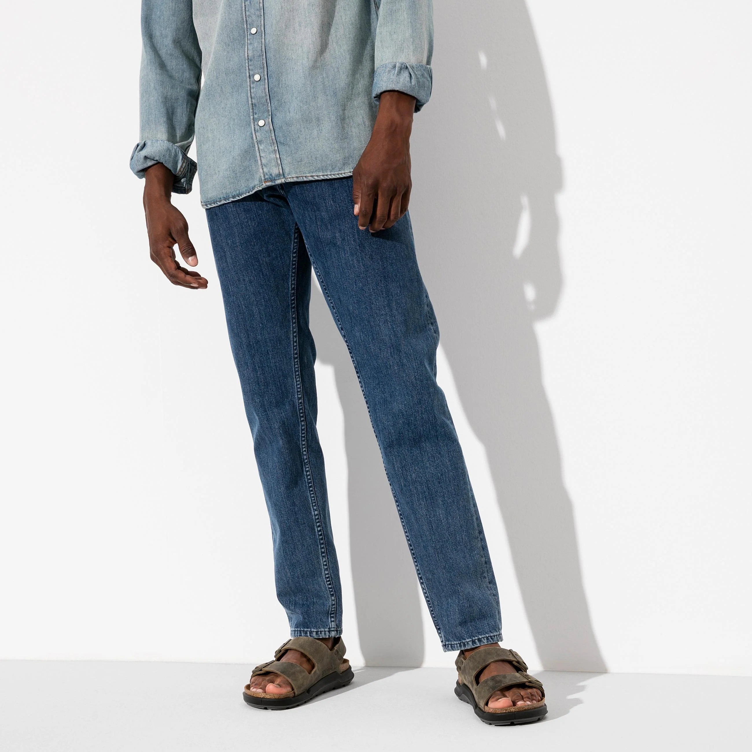 Milano Cross Town Arctic Faded Khaki Waxy Leather - Image 5