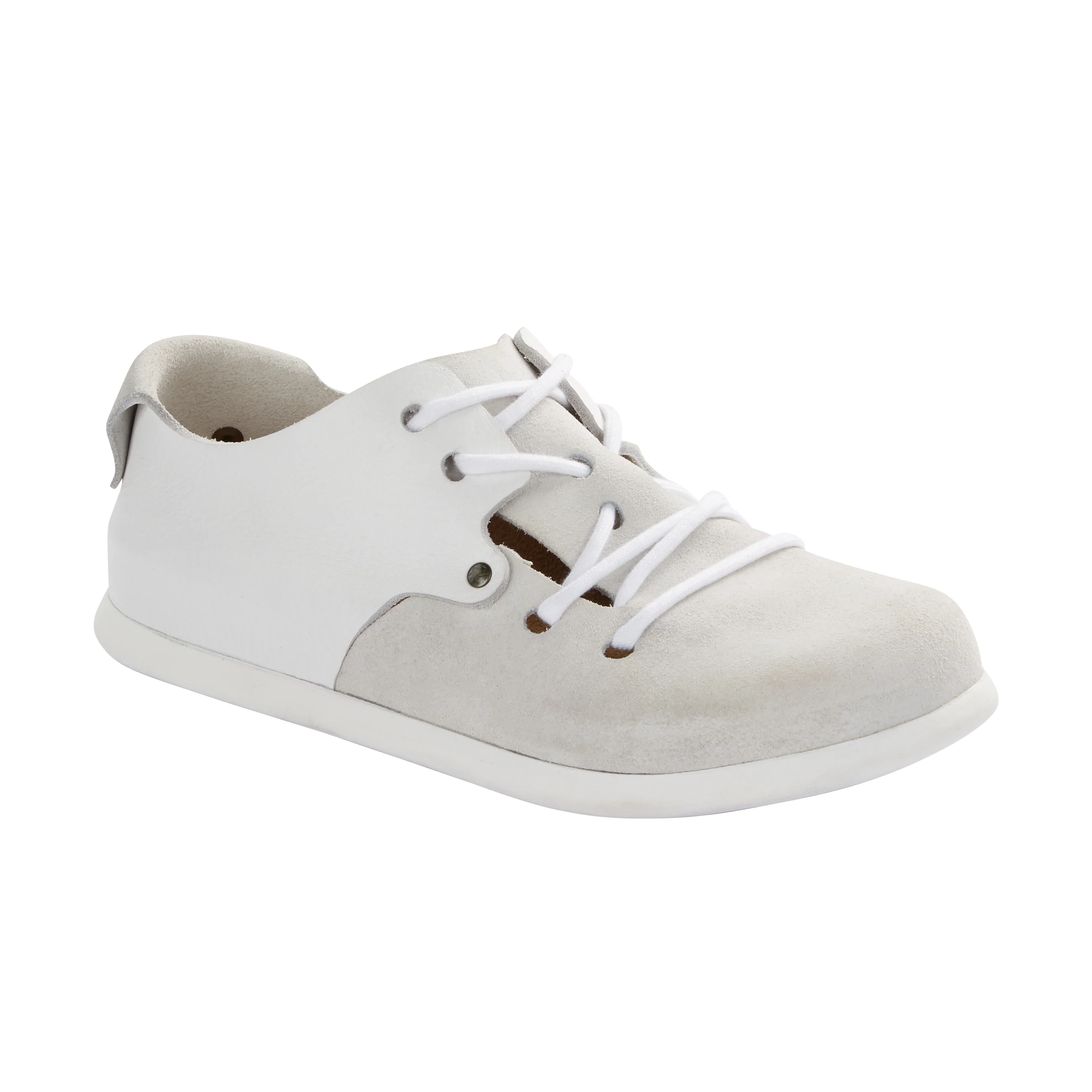 Montana White Natural/Suede Leather