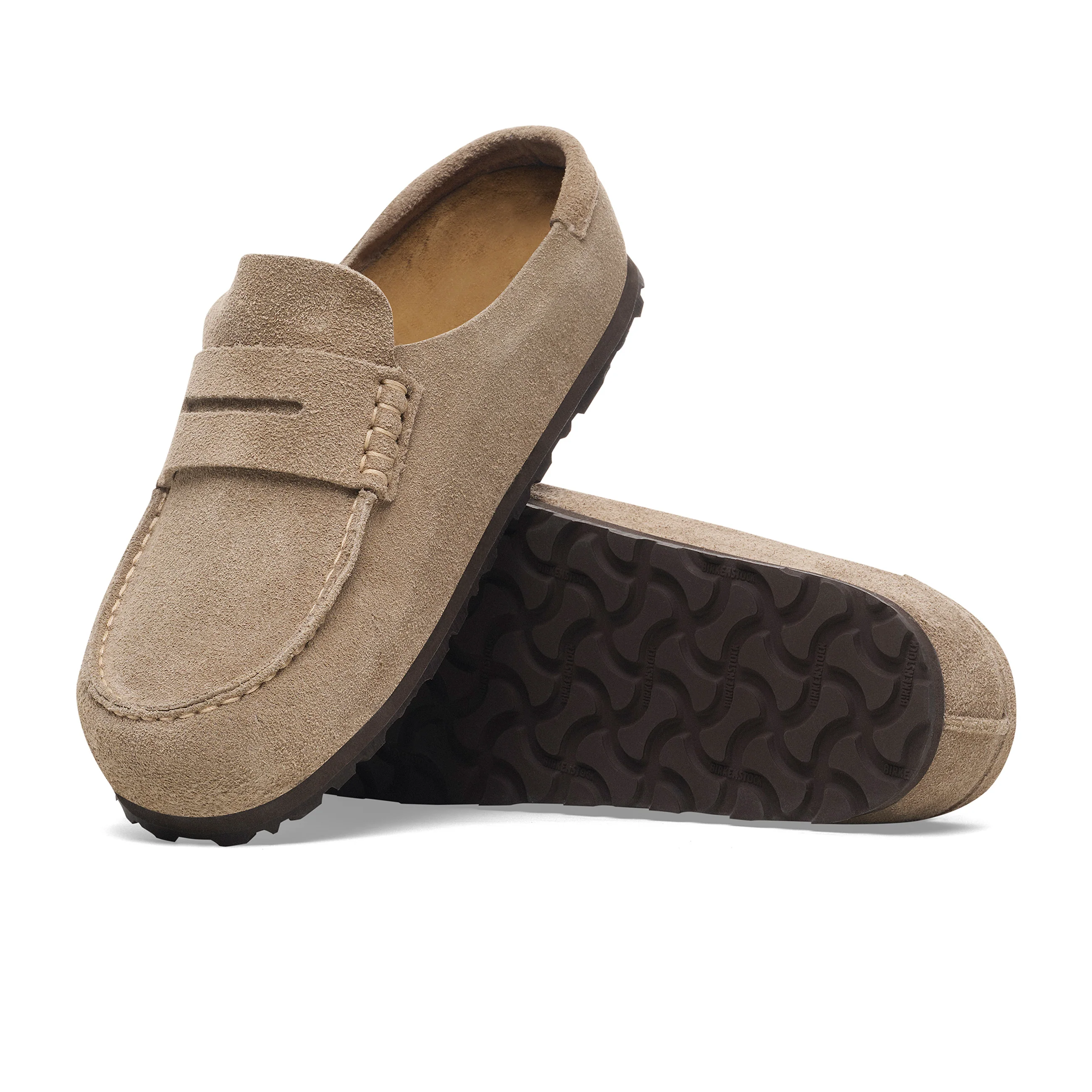 Naples Wrapped Taupe Suede Leather - Image 4
