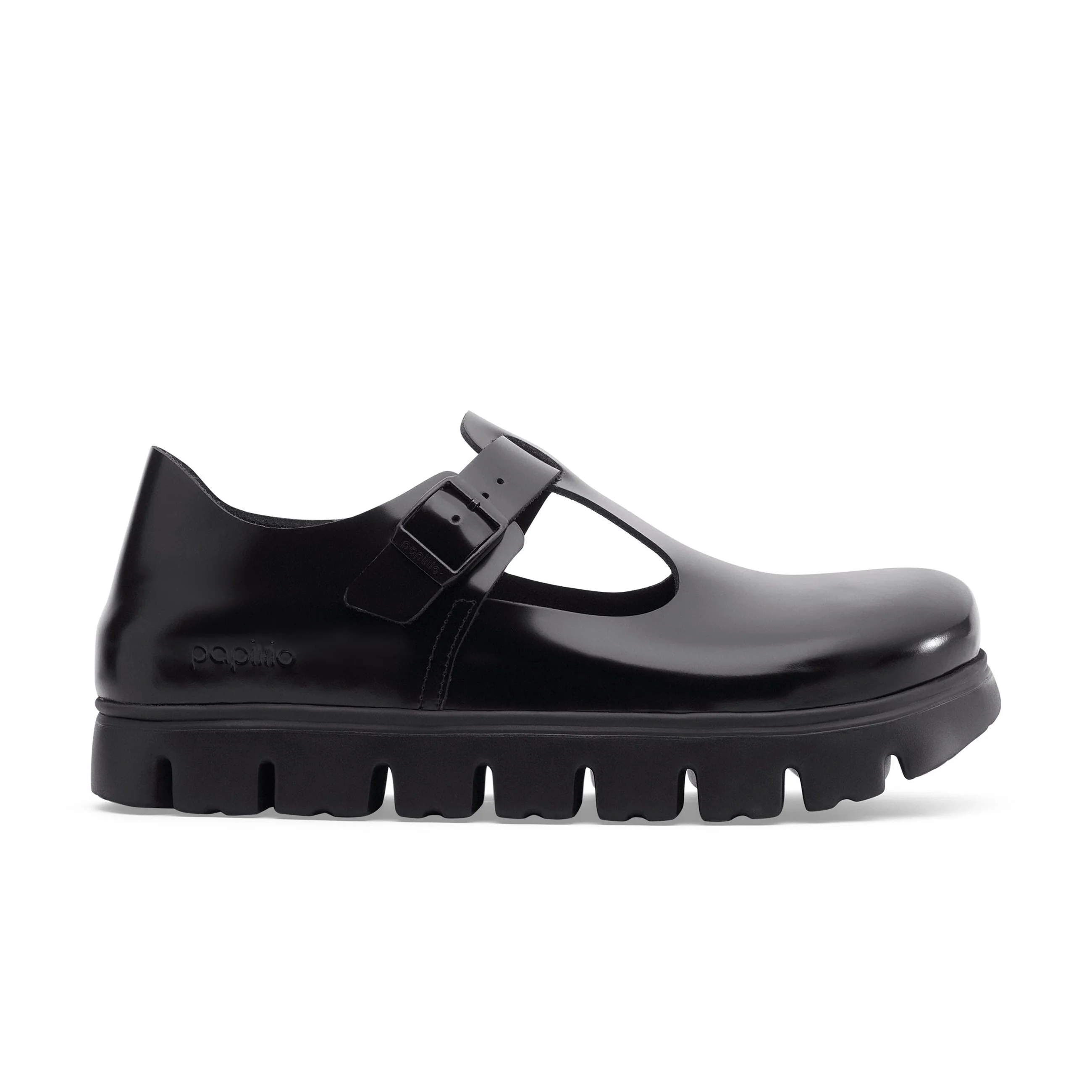 Paris Chunky Black Smooth Leather - Image 2