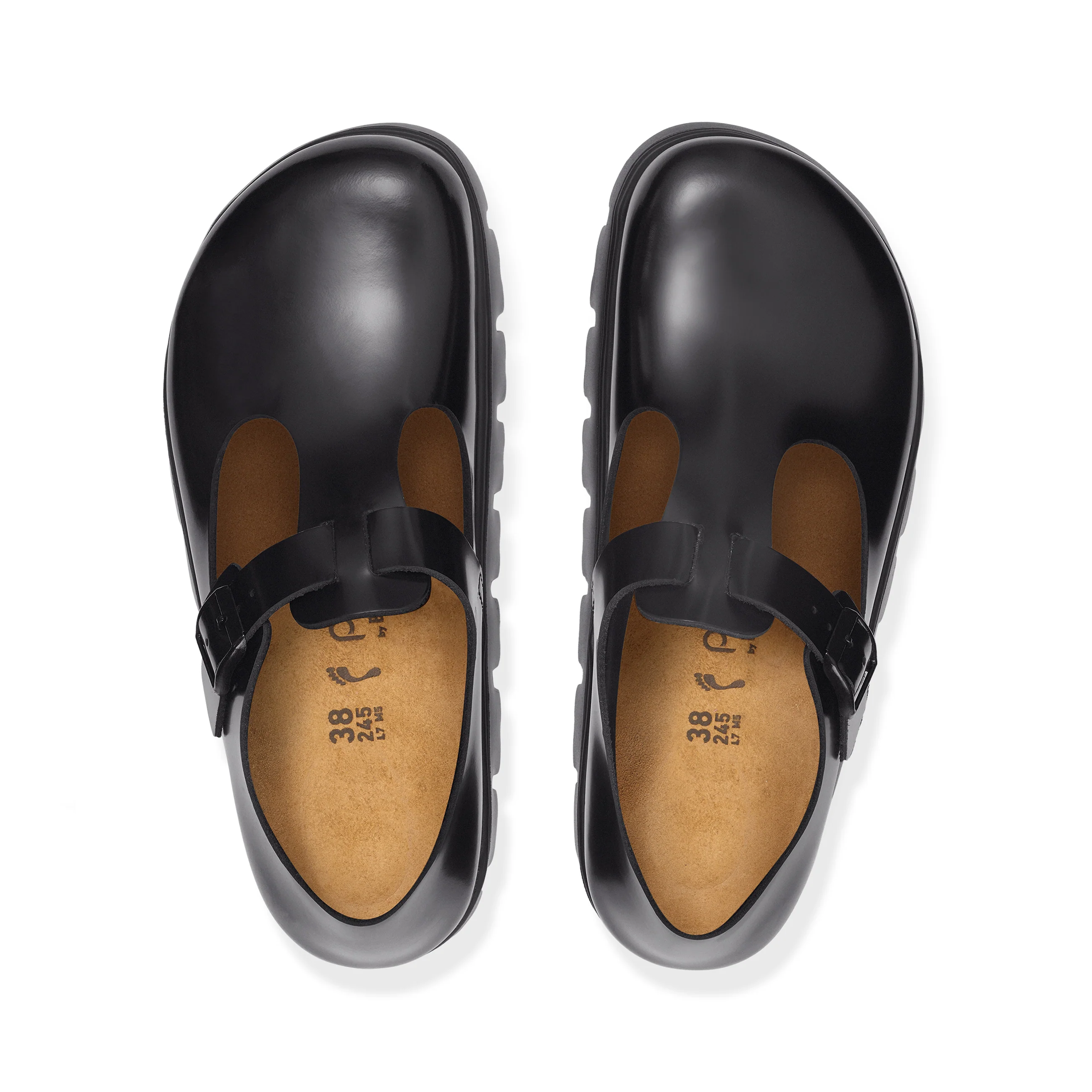 Paris Chunky Black Smooth Leather - Image 3