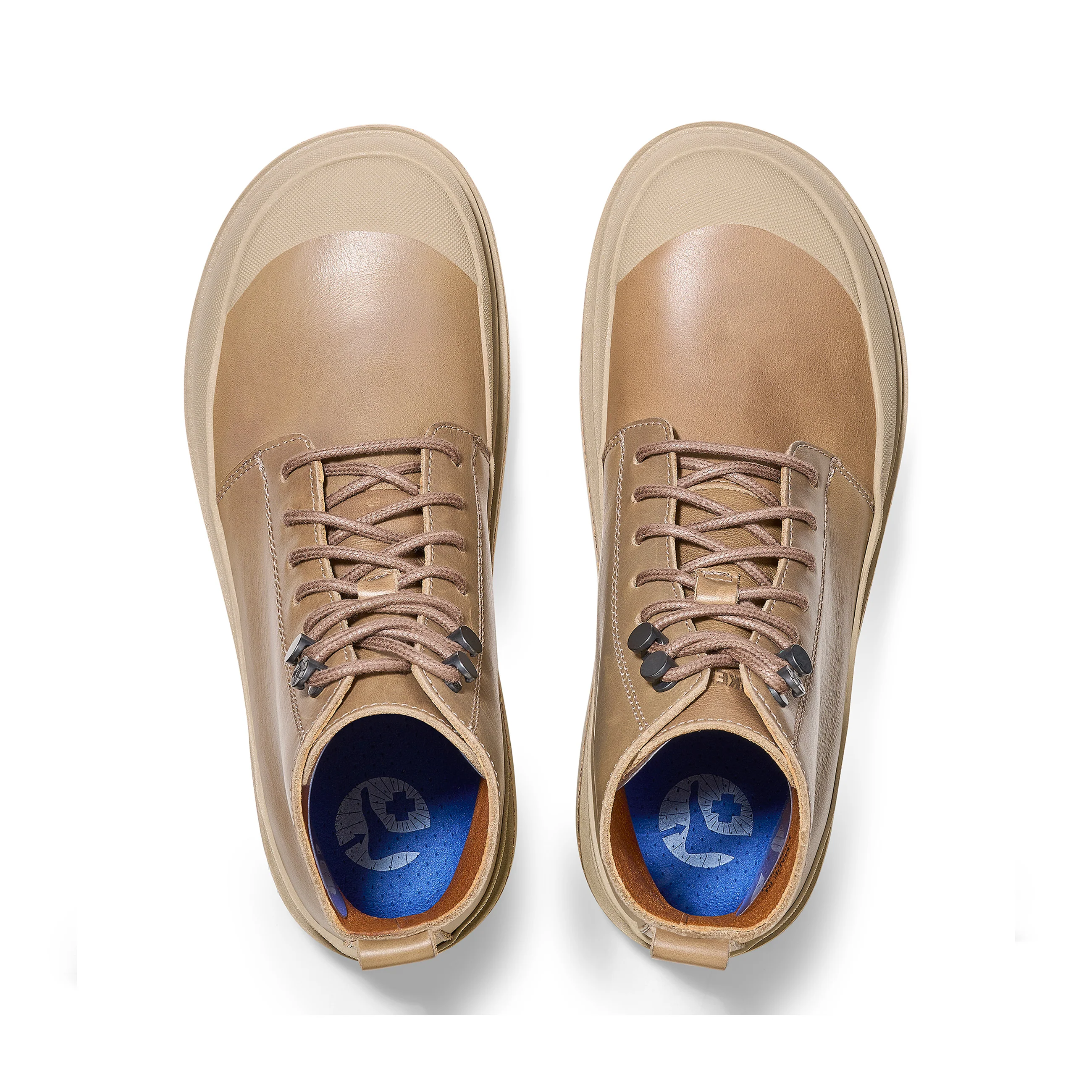 Prescott Mens Taupe Natural Leather - Image 4