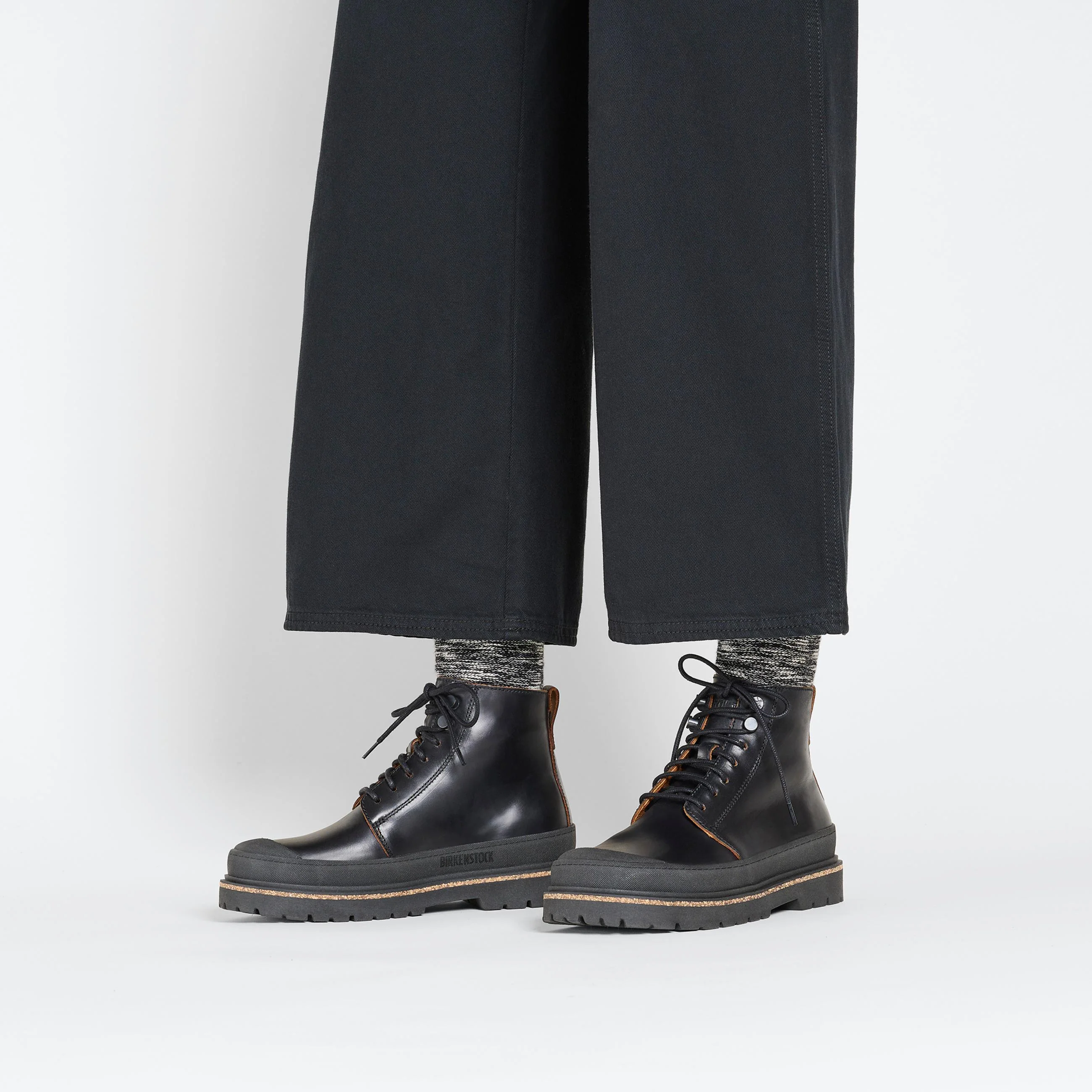 Prescott Womens Black Natural Leather - Image 5