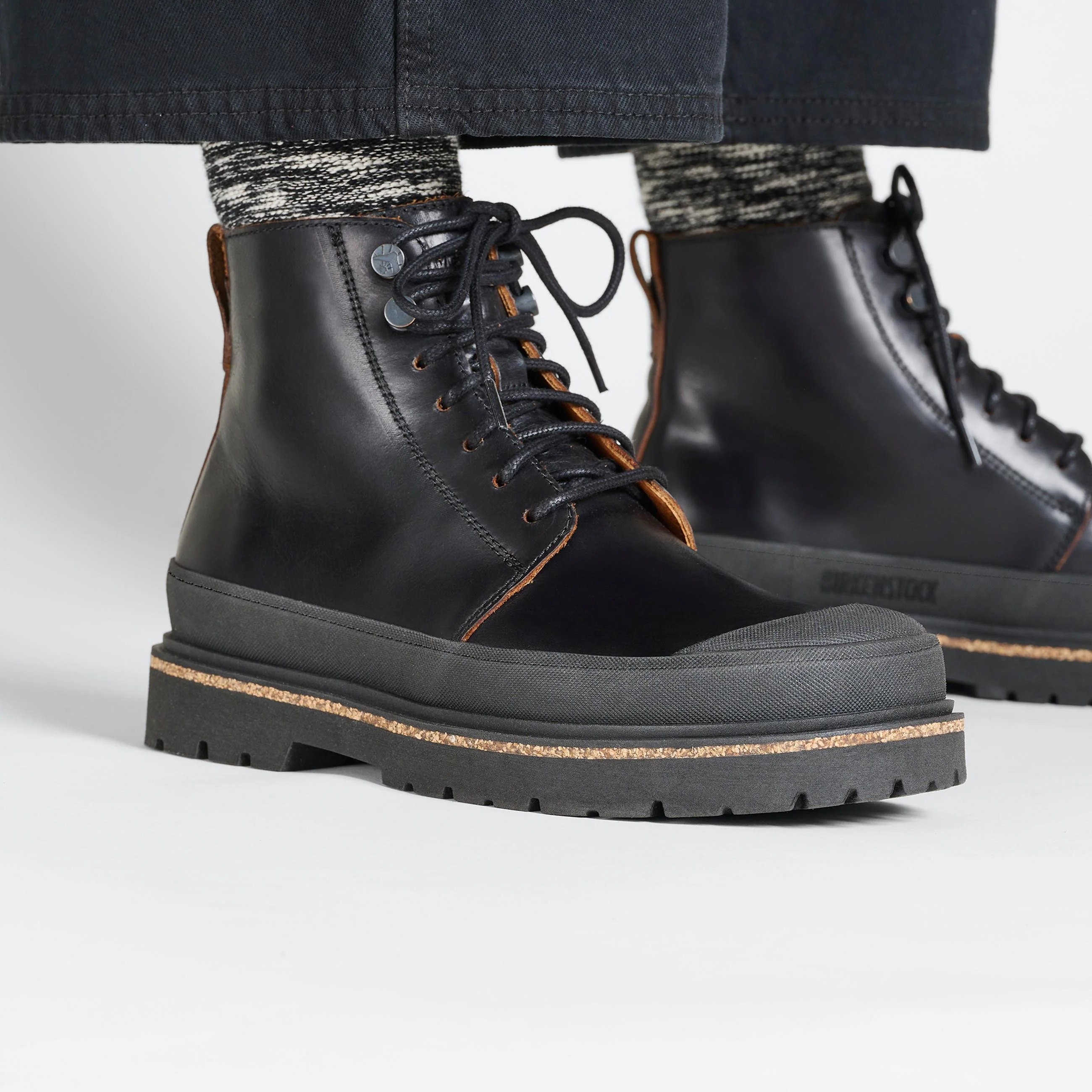 Prescott Womens Black Natural Leather - Image 6