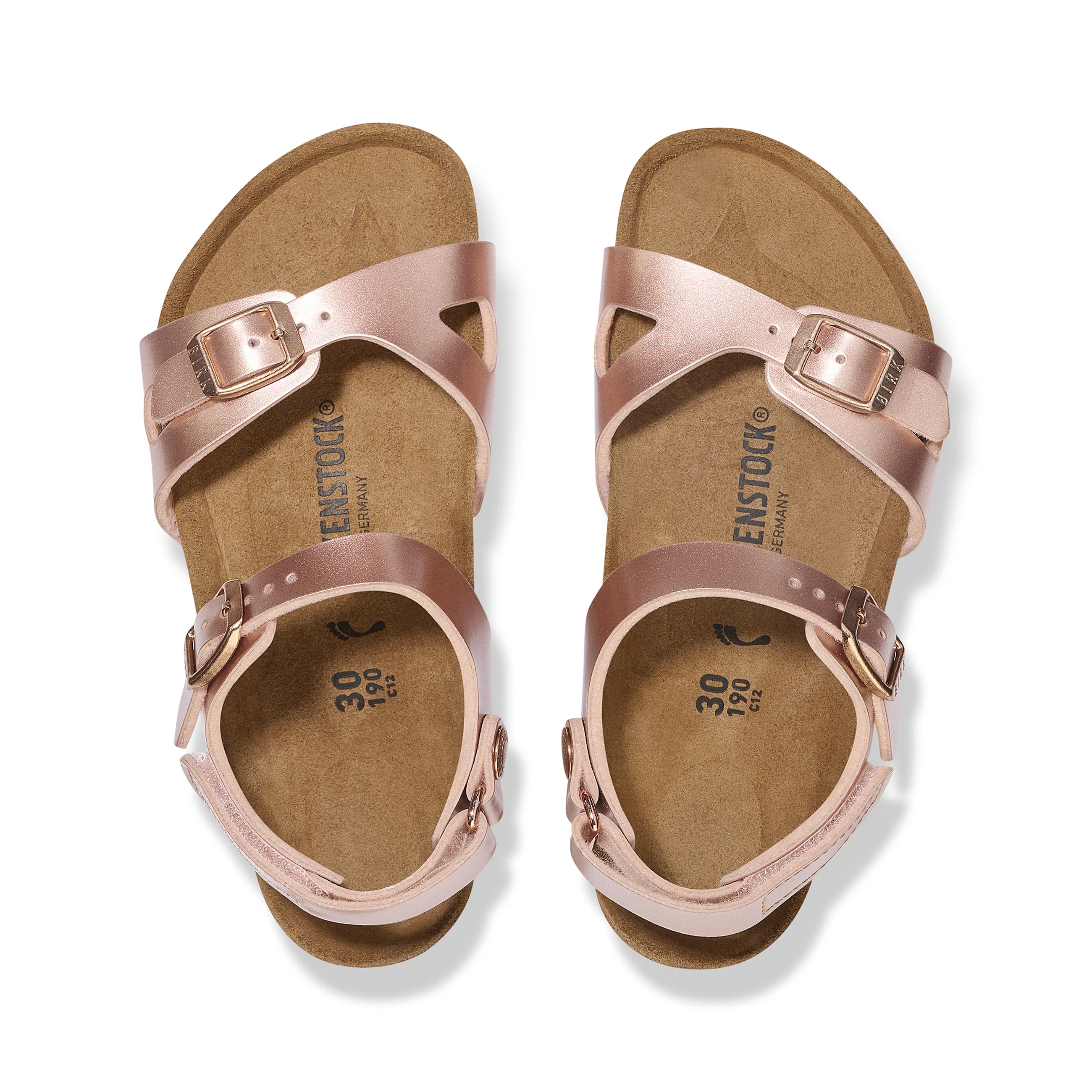 Rio Kids Adjustable Strap Electric Metallic Copper Birko-Flor - Image 3