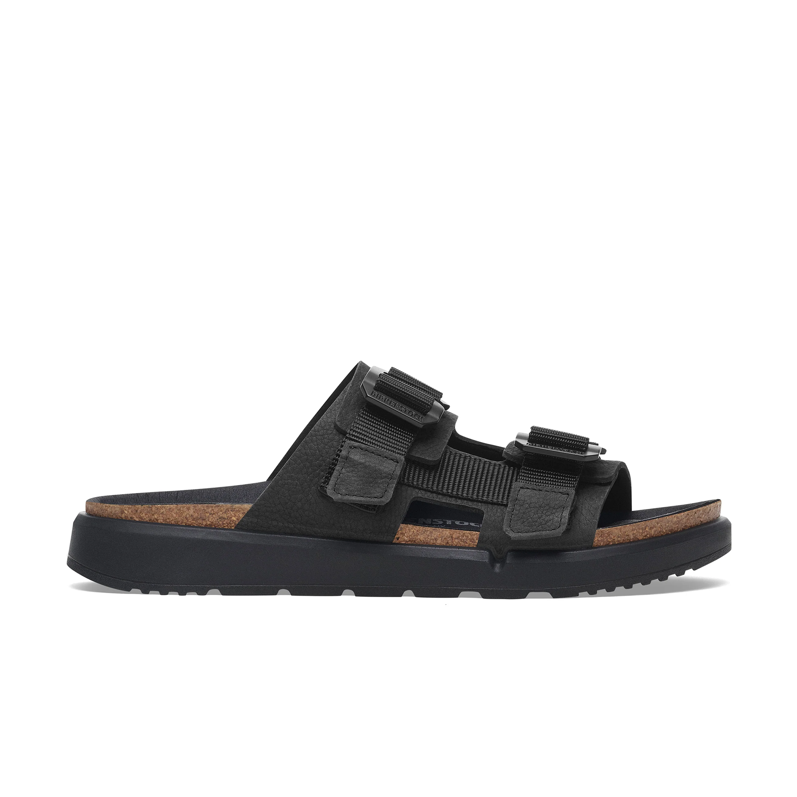 Shinjuku 2 Strap Black Nubuck Leather/Textile - Image 2