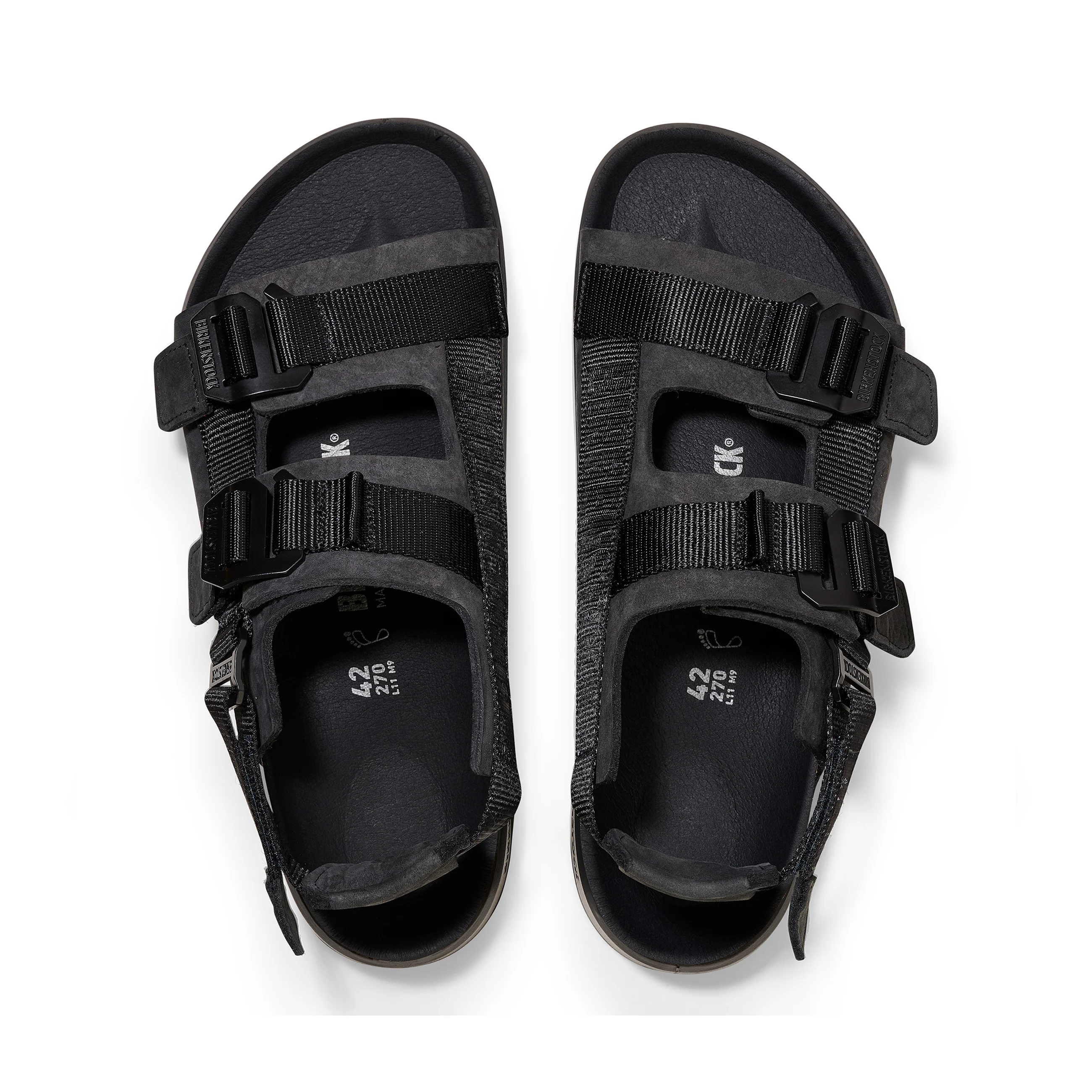 Shinjuku Black Nubuck Leather/Textile - Image 3