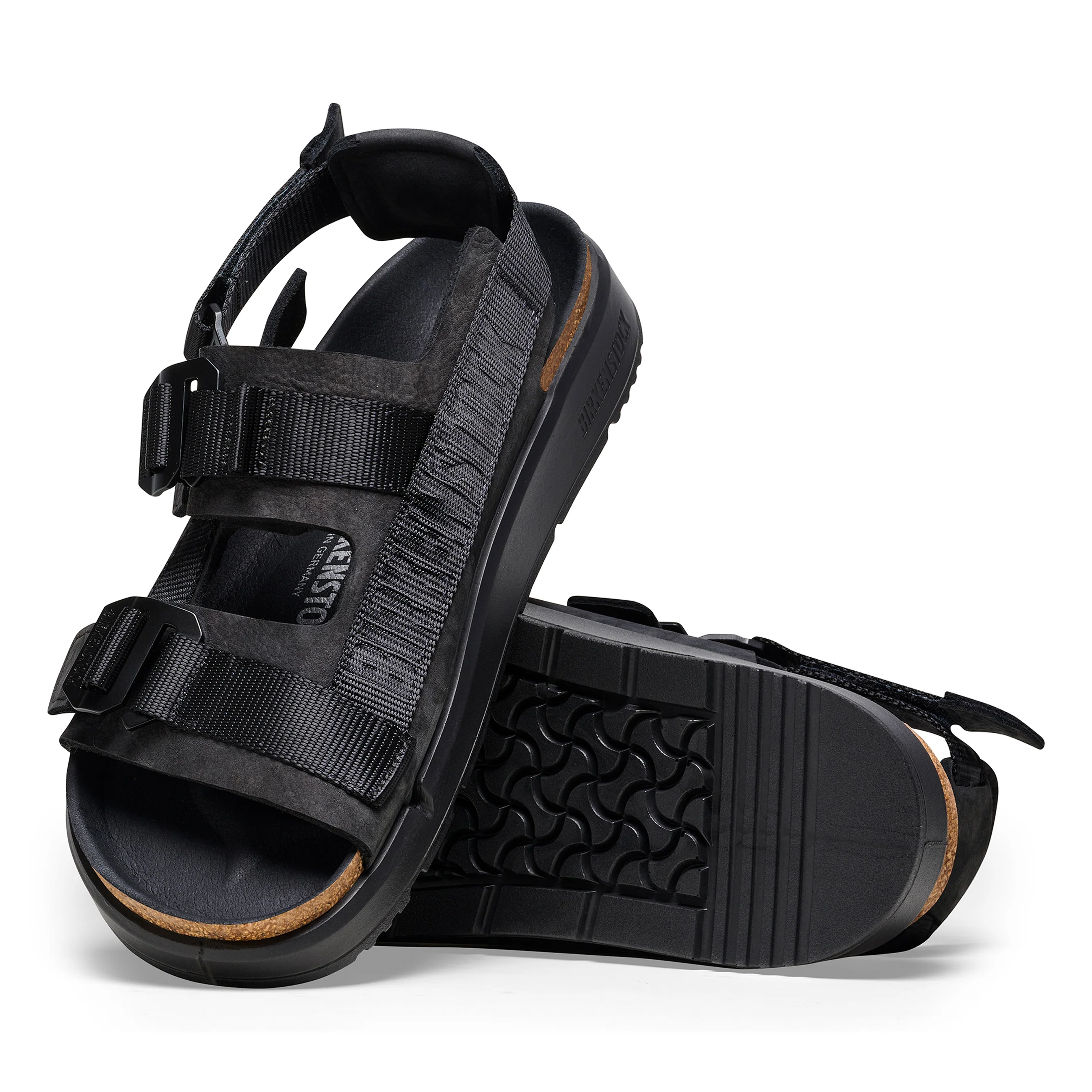 Shinjuku Black Nubuck Leather/Textile - Image 4