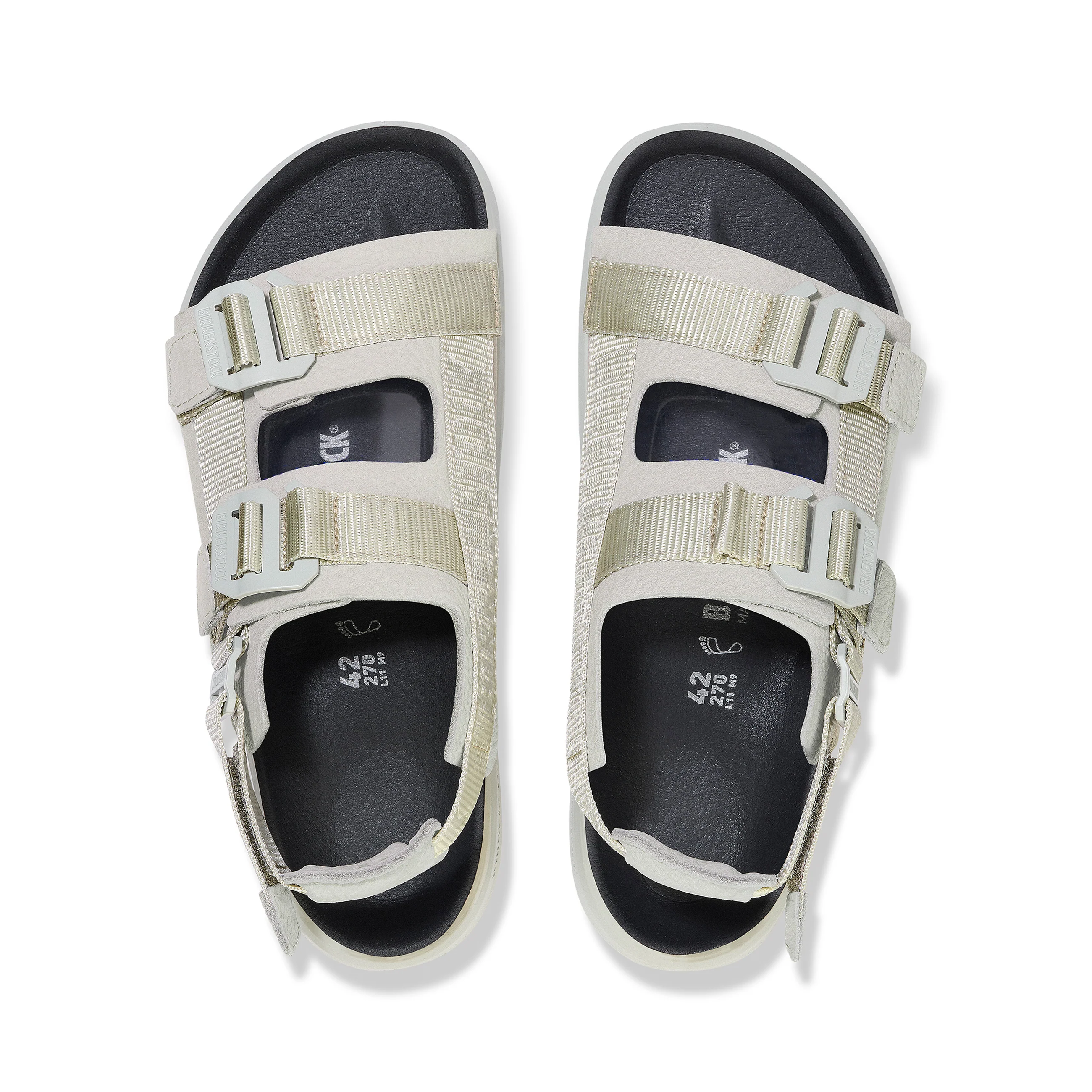 Shinjuku Mineral Grey Nubuck Leather/Textile - Image 3