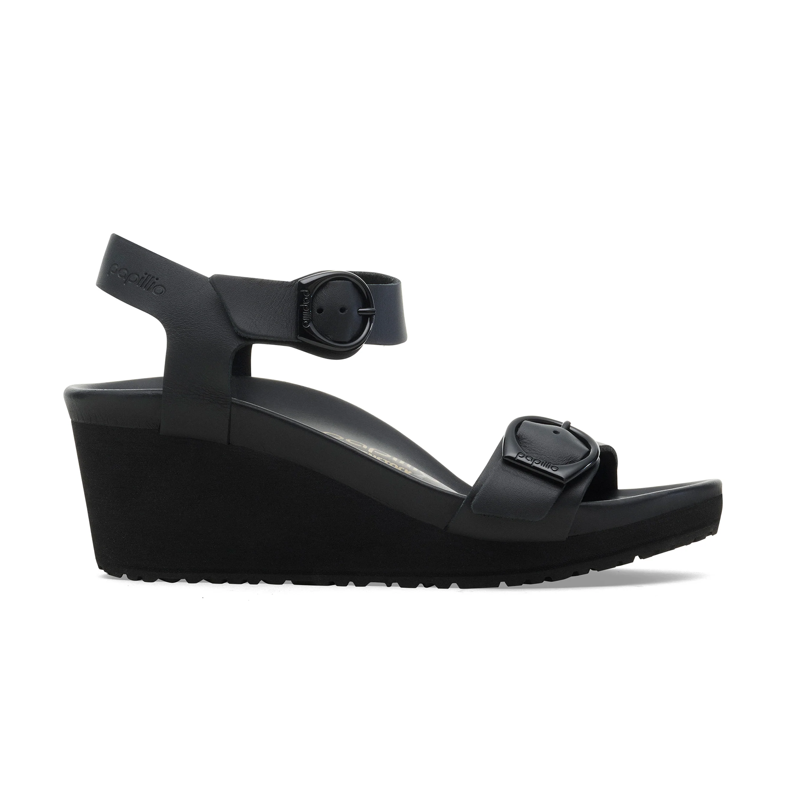 Soley Ring-Buckle Black Smooth Leather - Image 2