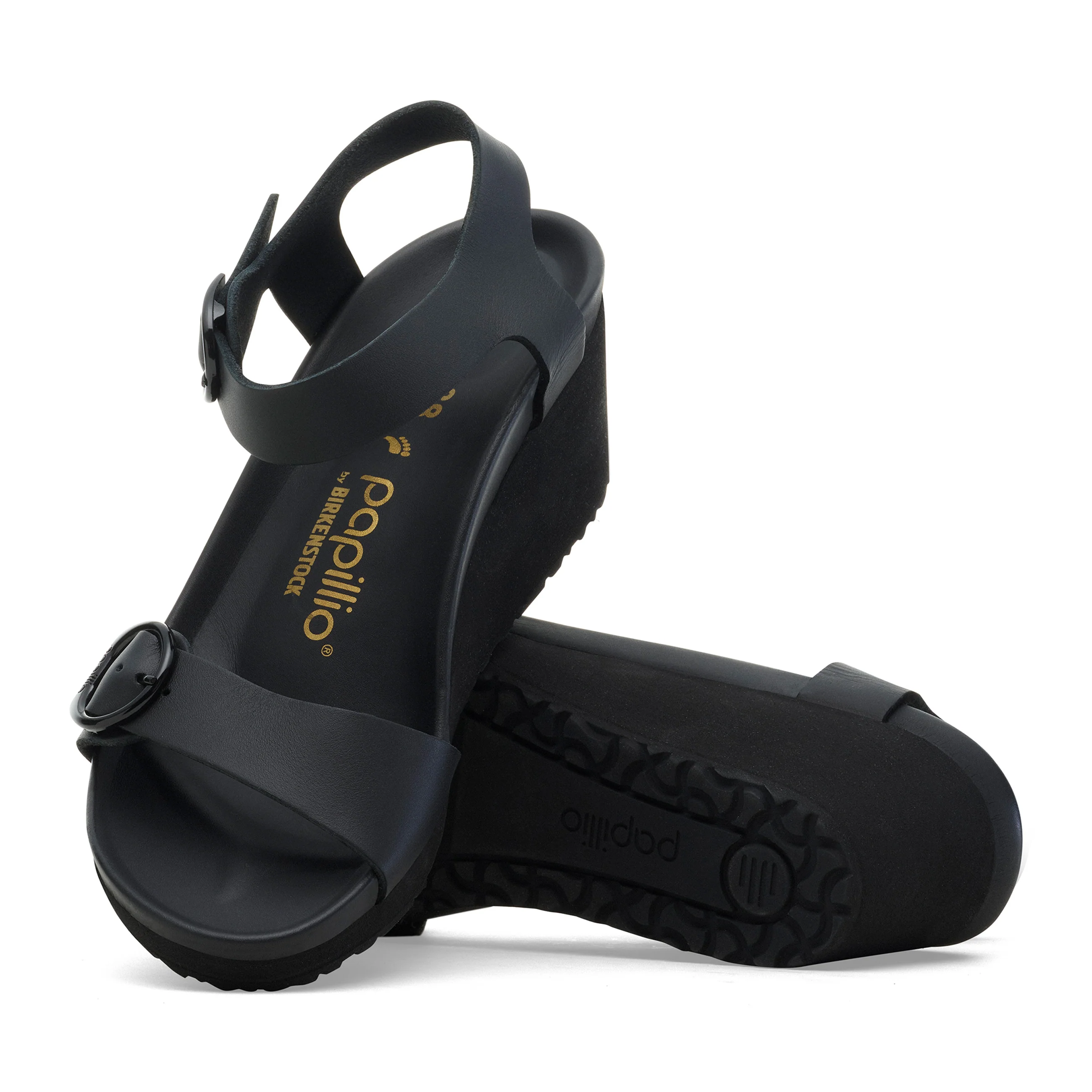 Soley Ring-Buckle Black Smooth Leather - Image 4