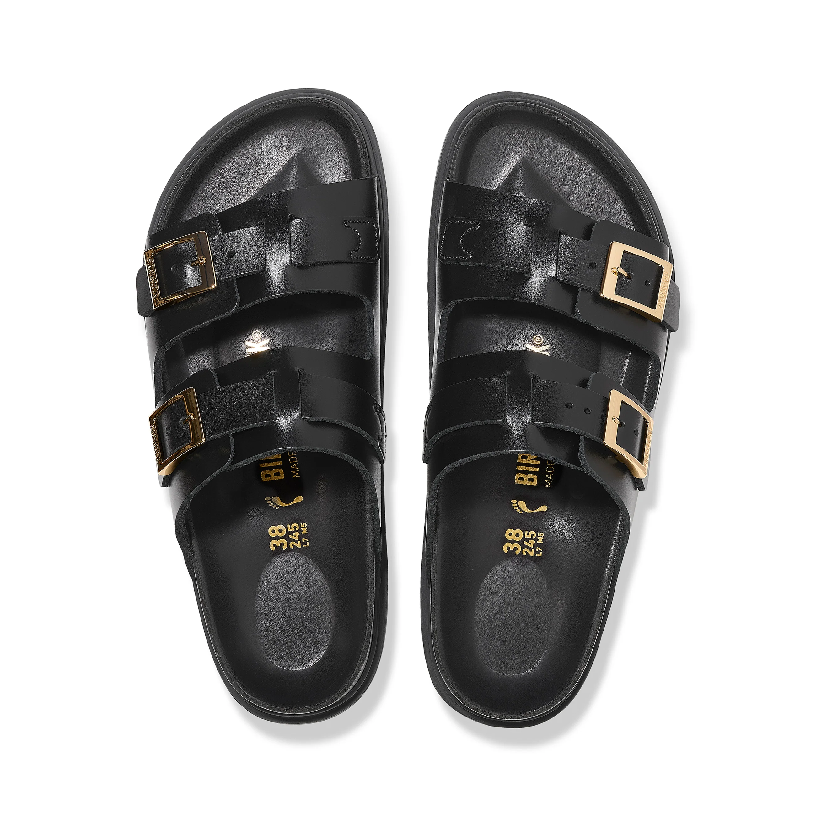 St Barths Black Natural Leather - Image 3