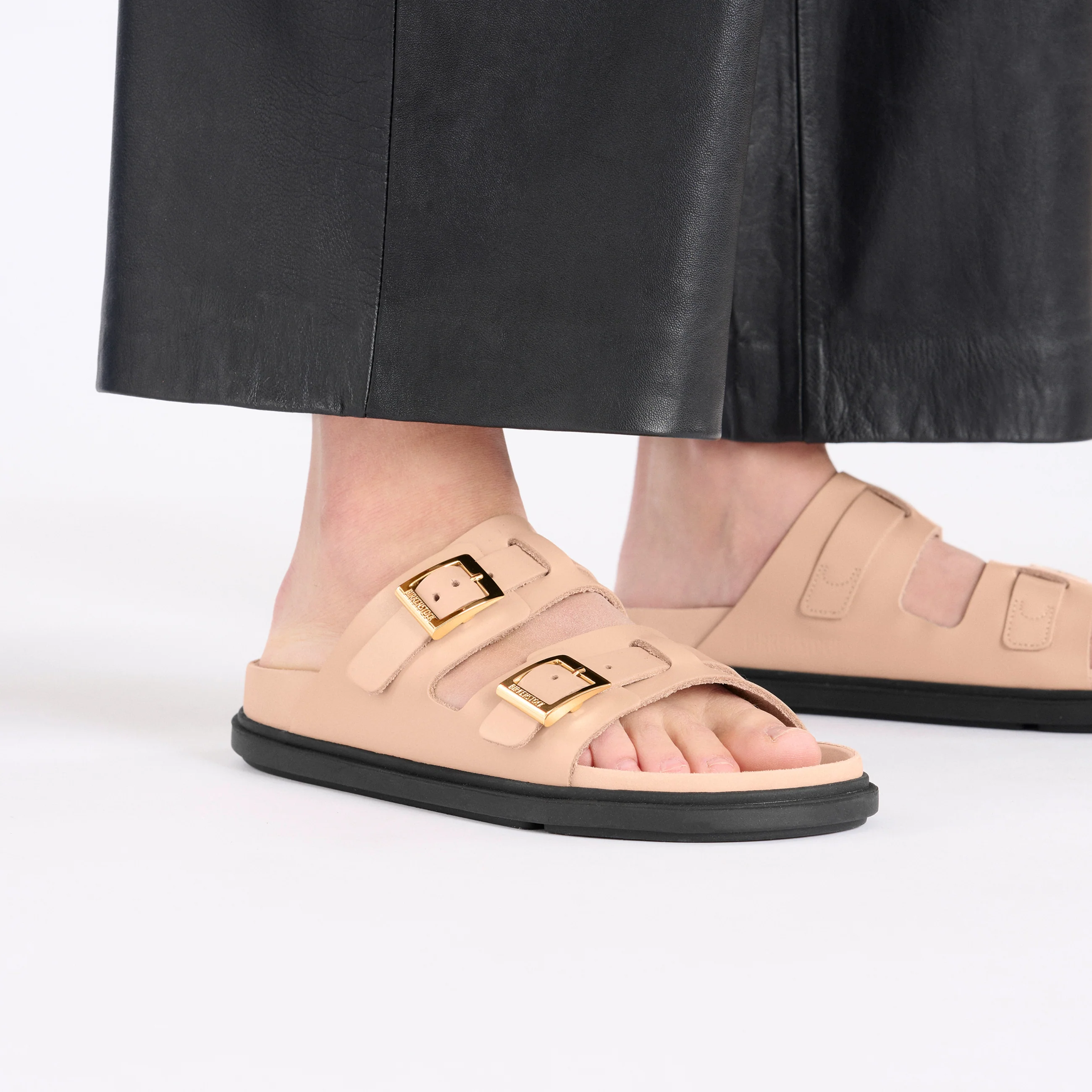 St. Barths Exquisite New Beige Natural Leather - Image 6