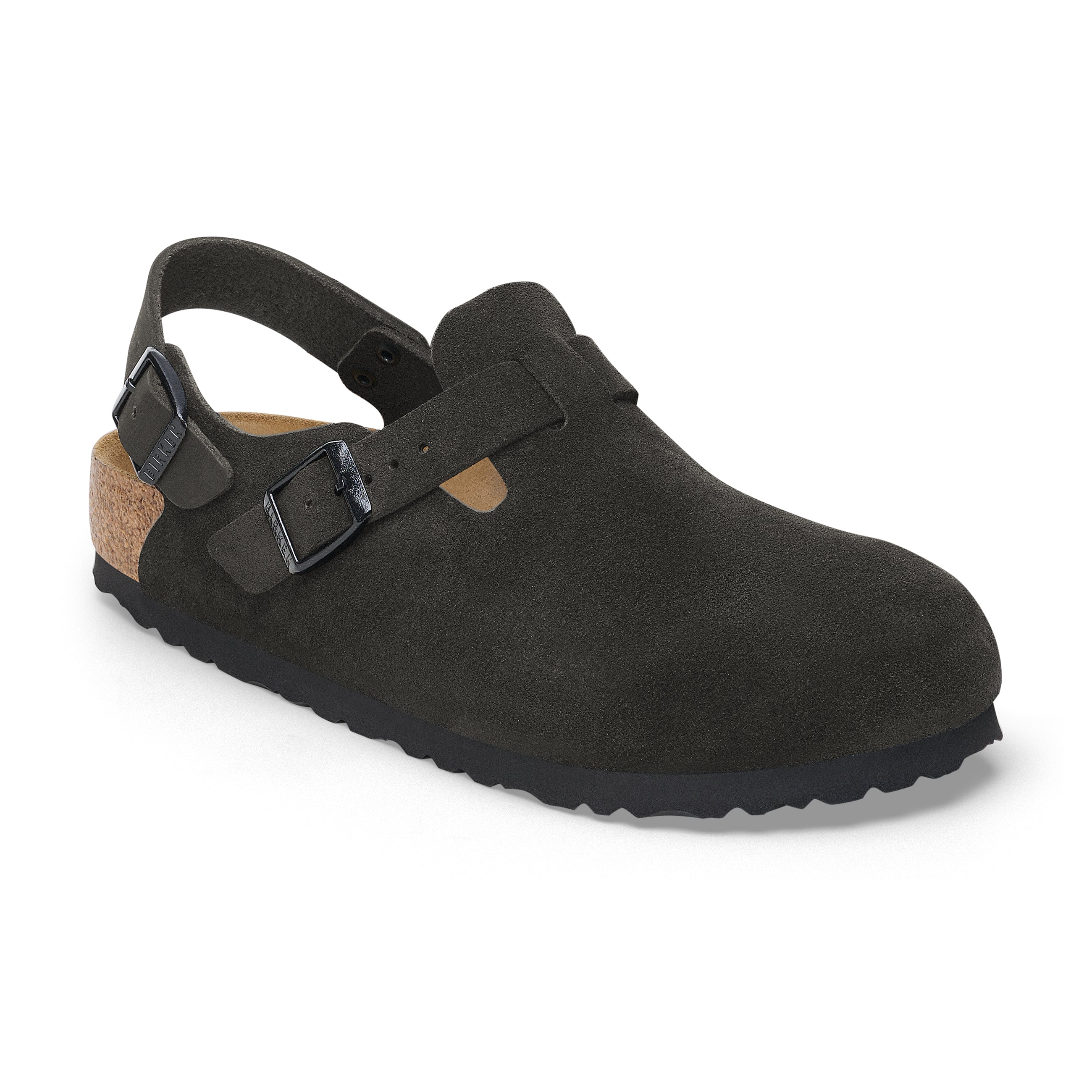 Tokio Black Suede Leather