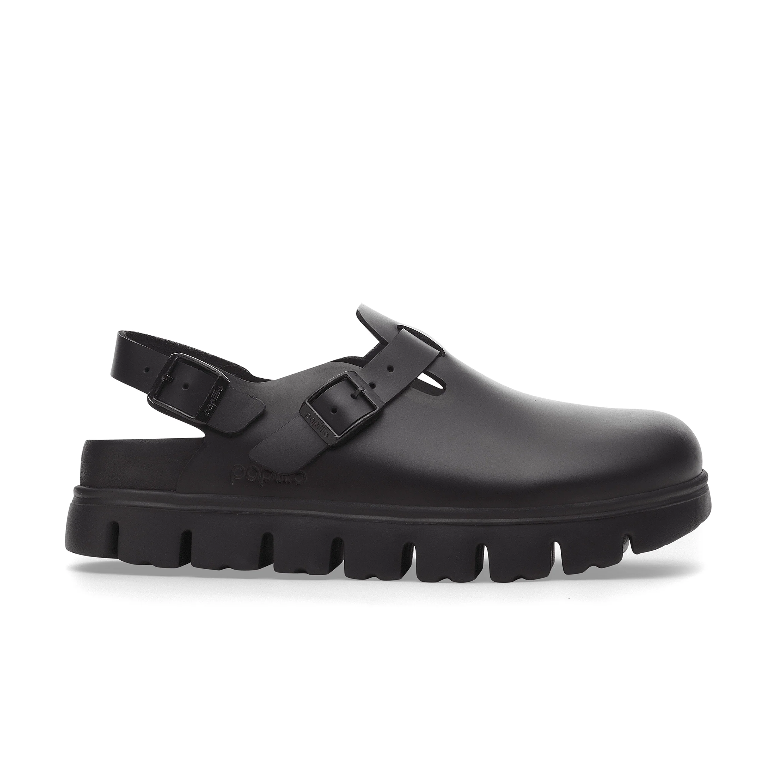 Tokio Chunky Exquisite Black Smooth Leather - Image 2