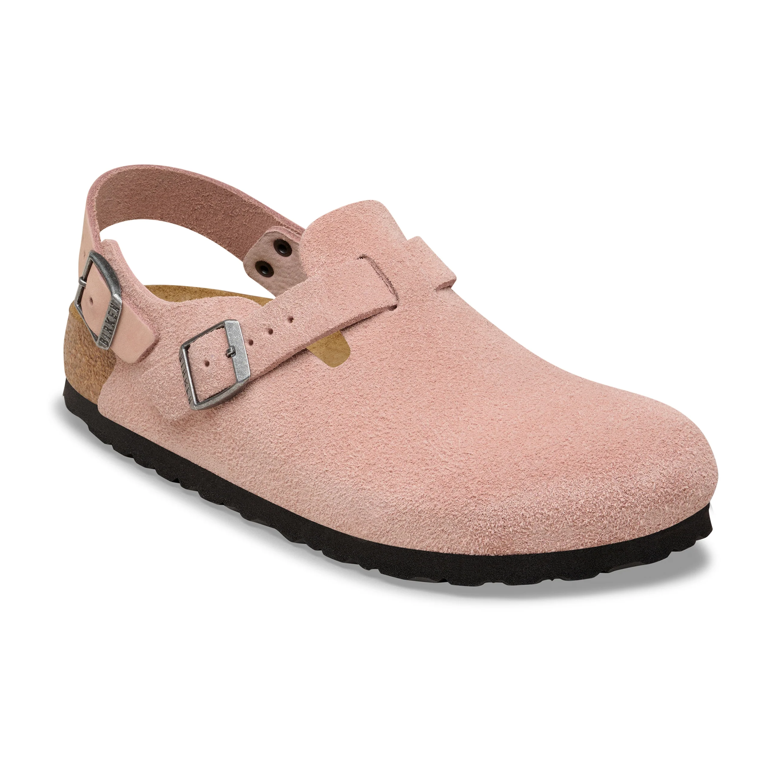 Tokio Pink Clay Suede Leather