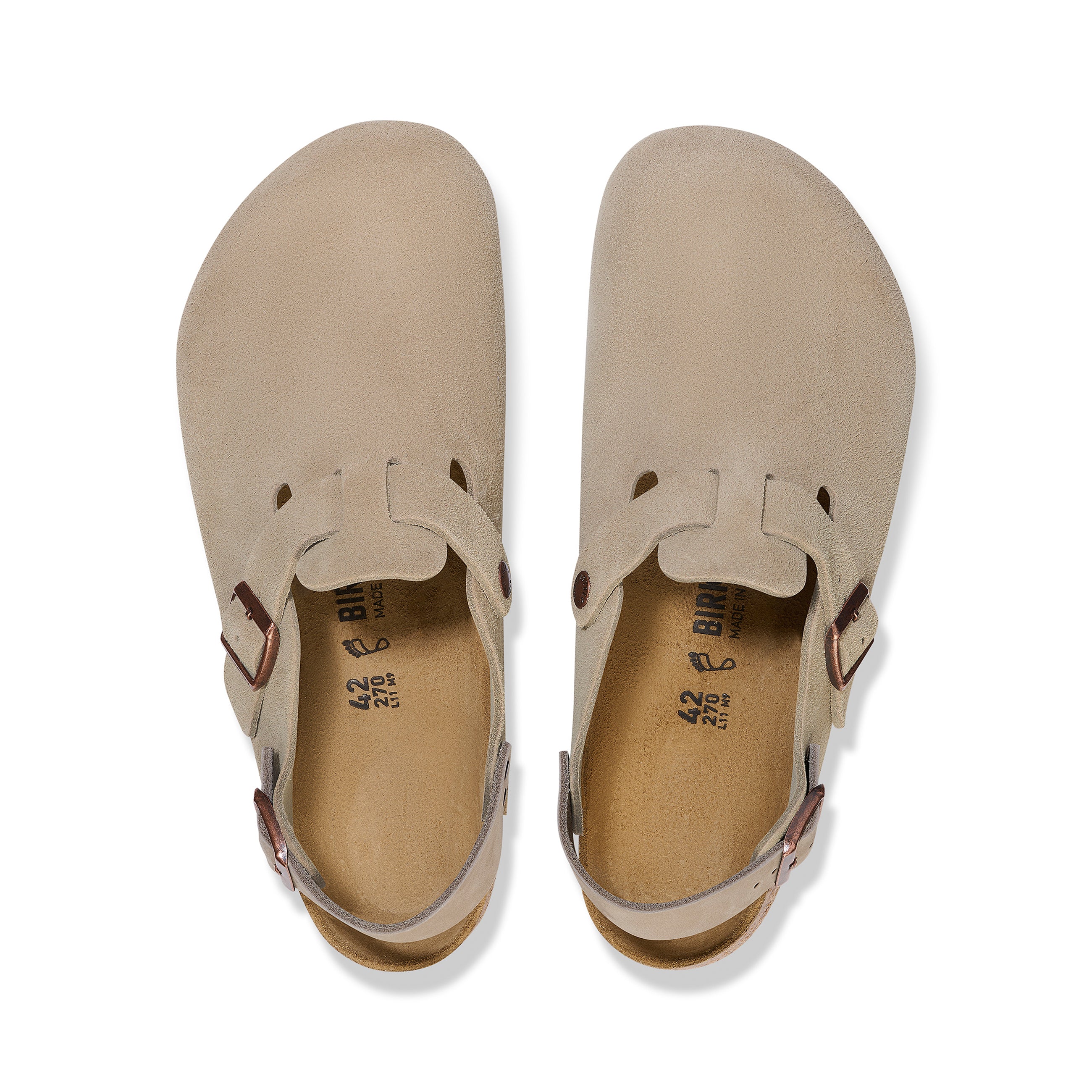 Tokio Taupe Suede Leather - Image 3