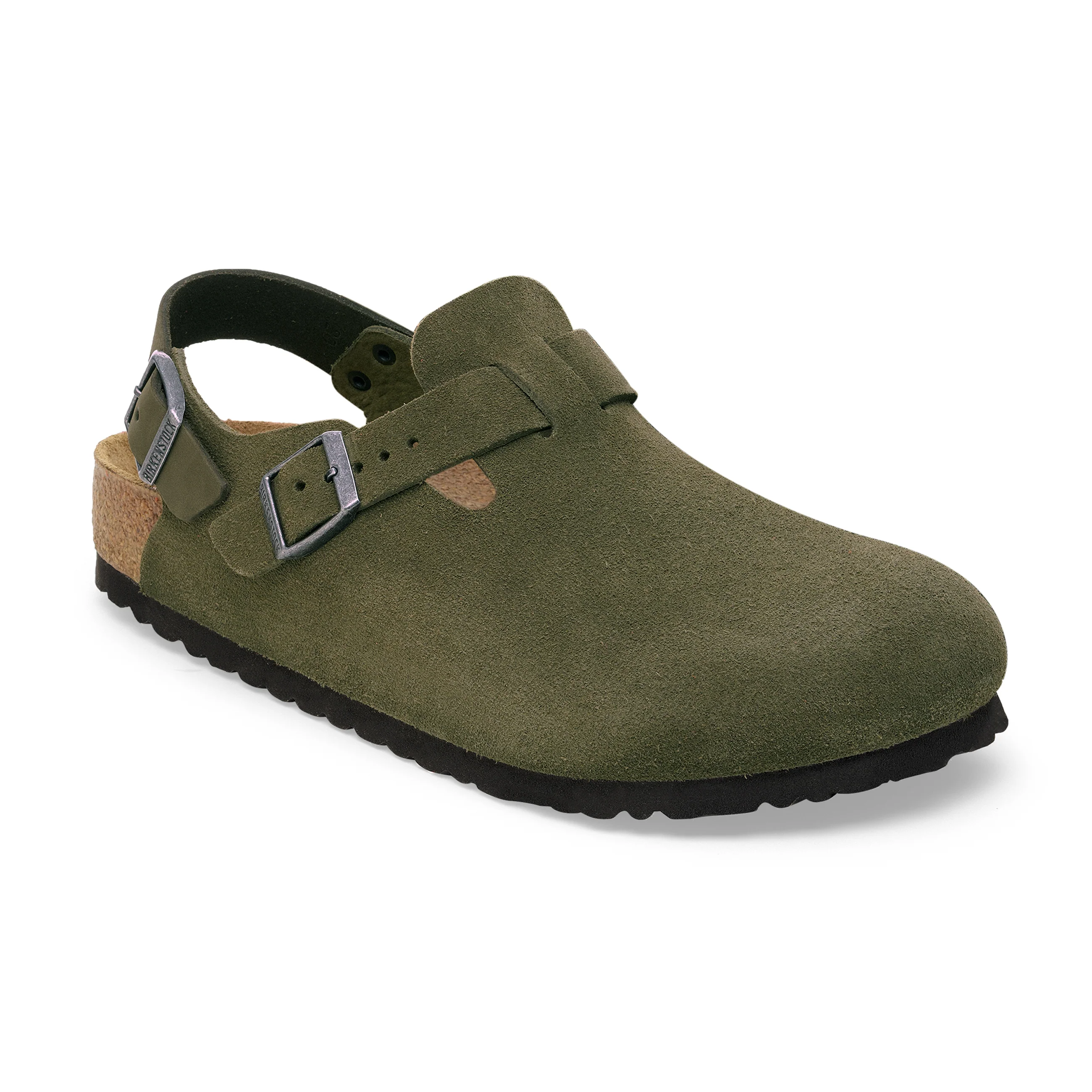 Tokio Thyme Suede Leather