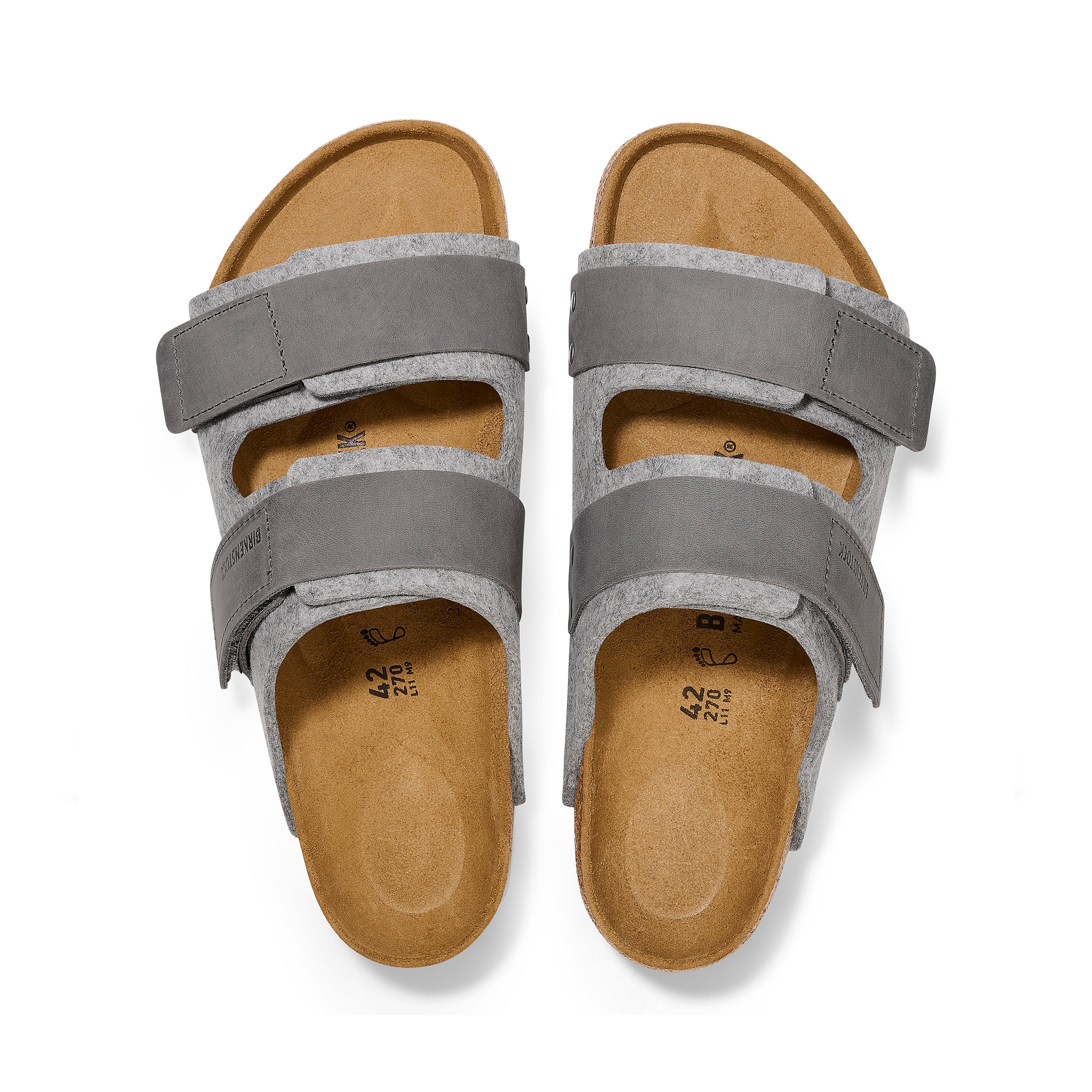 Uji Authentic Felt Light Grey Oiled Leather/Felt - Image 3