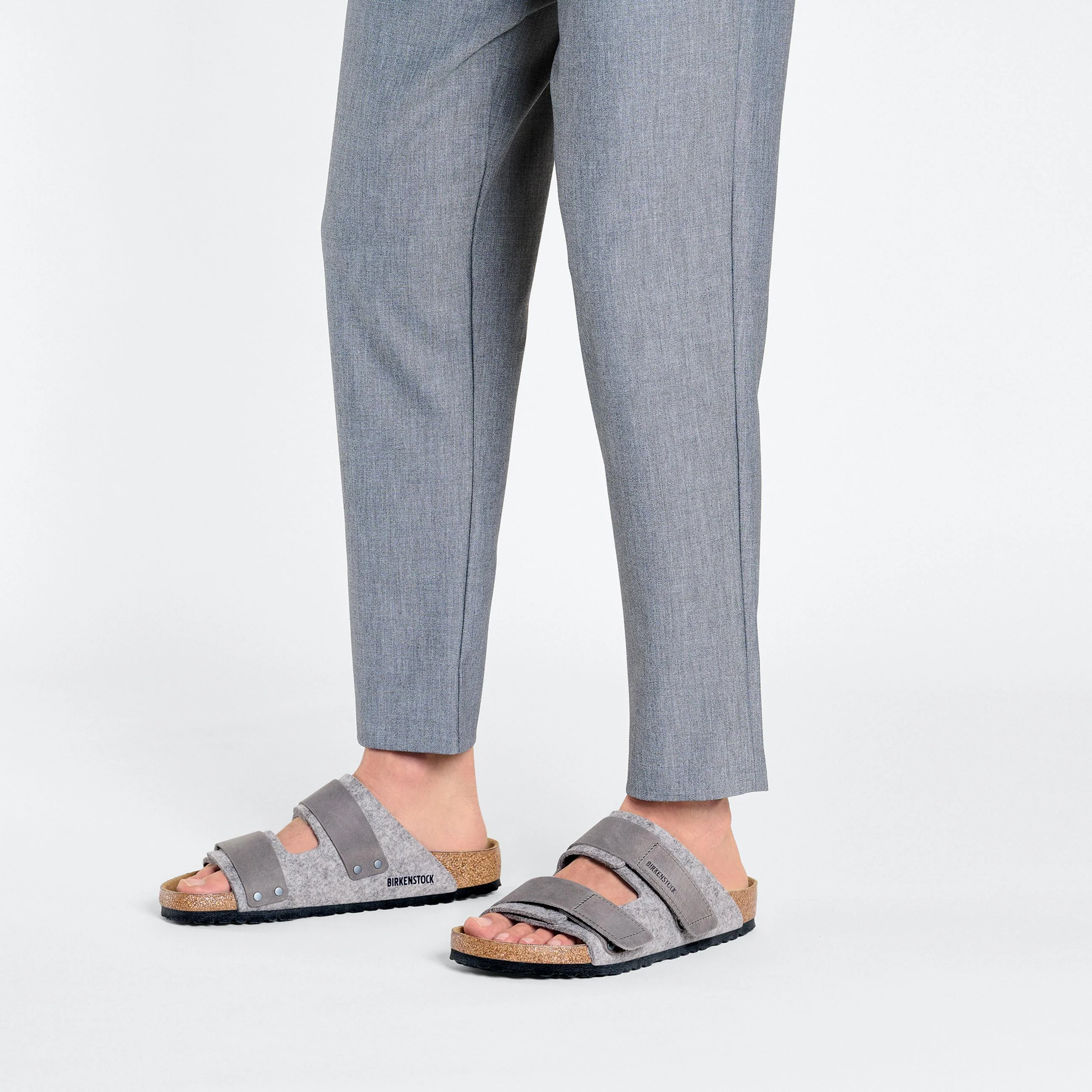 Uji Authentic Felt Light Grey Oiled Leather/Felt - Image 5