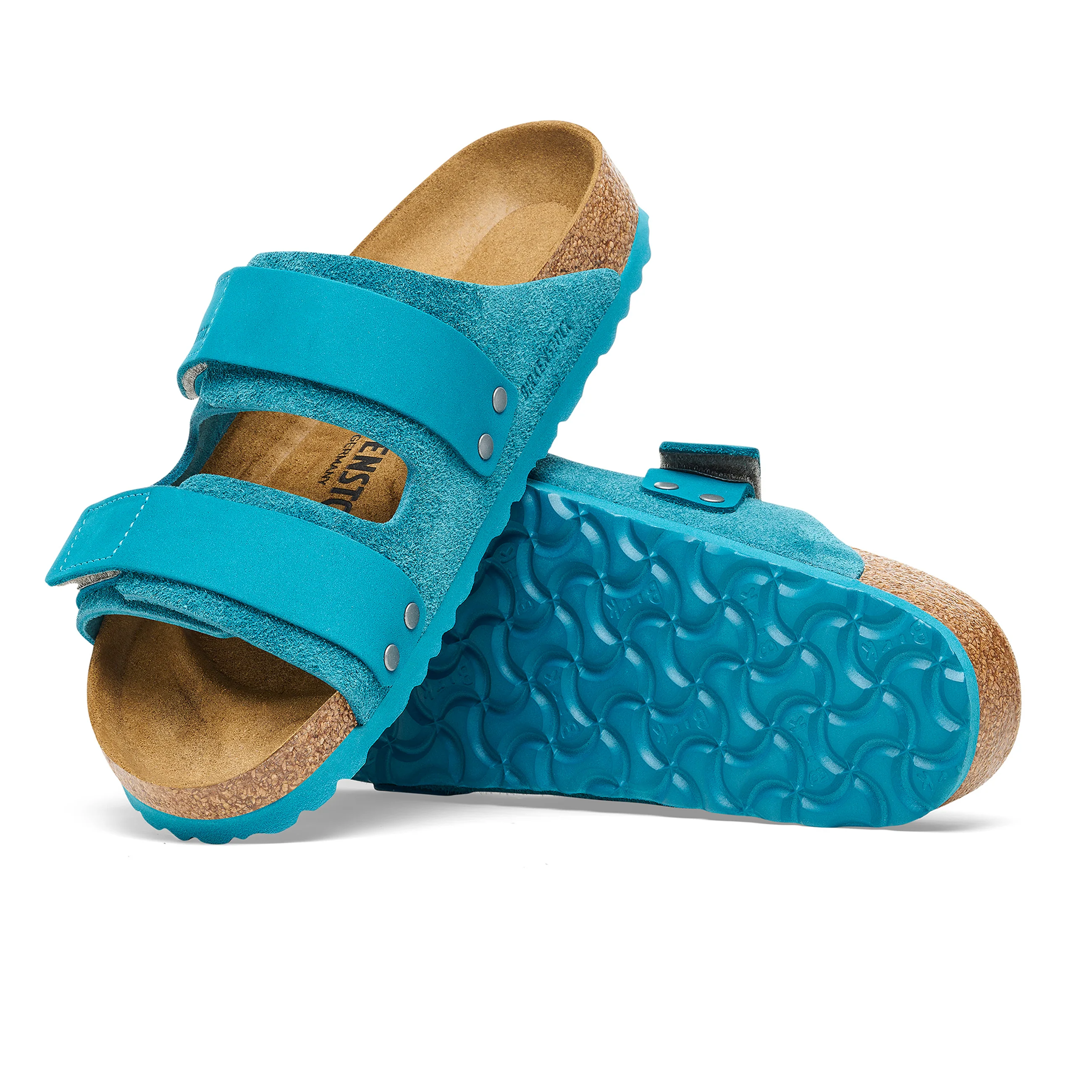 Uji Deep Turquoise Nubuck/Suede Leather - Image 4
