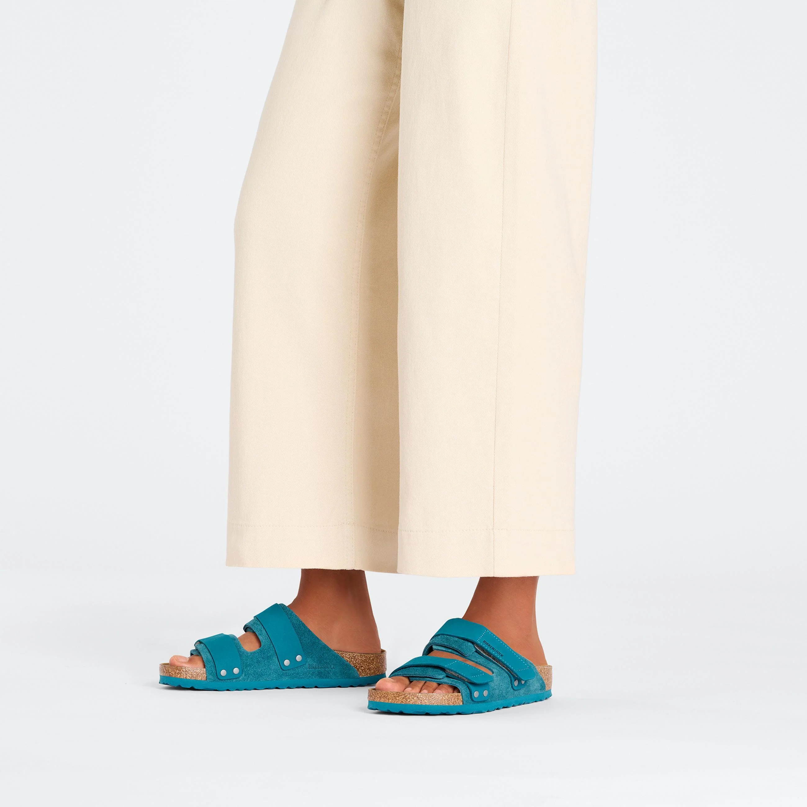 Uji Deep Turquoise Nubuck/Suede Leather - Image 5