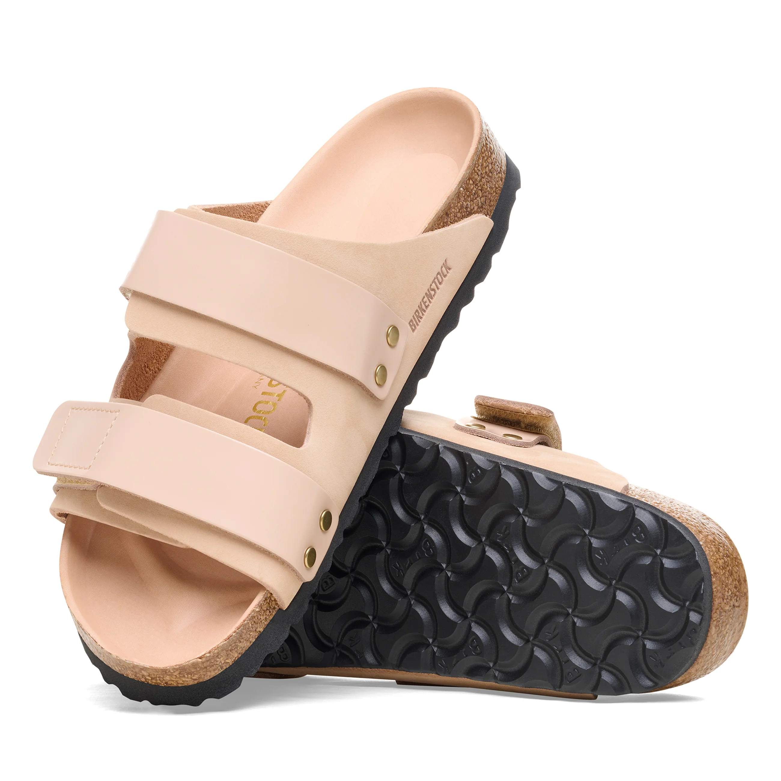 Uji High Shine New Beige Nubuck Leather - Image 4