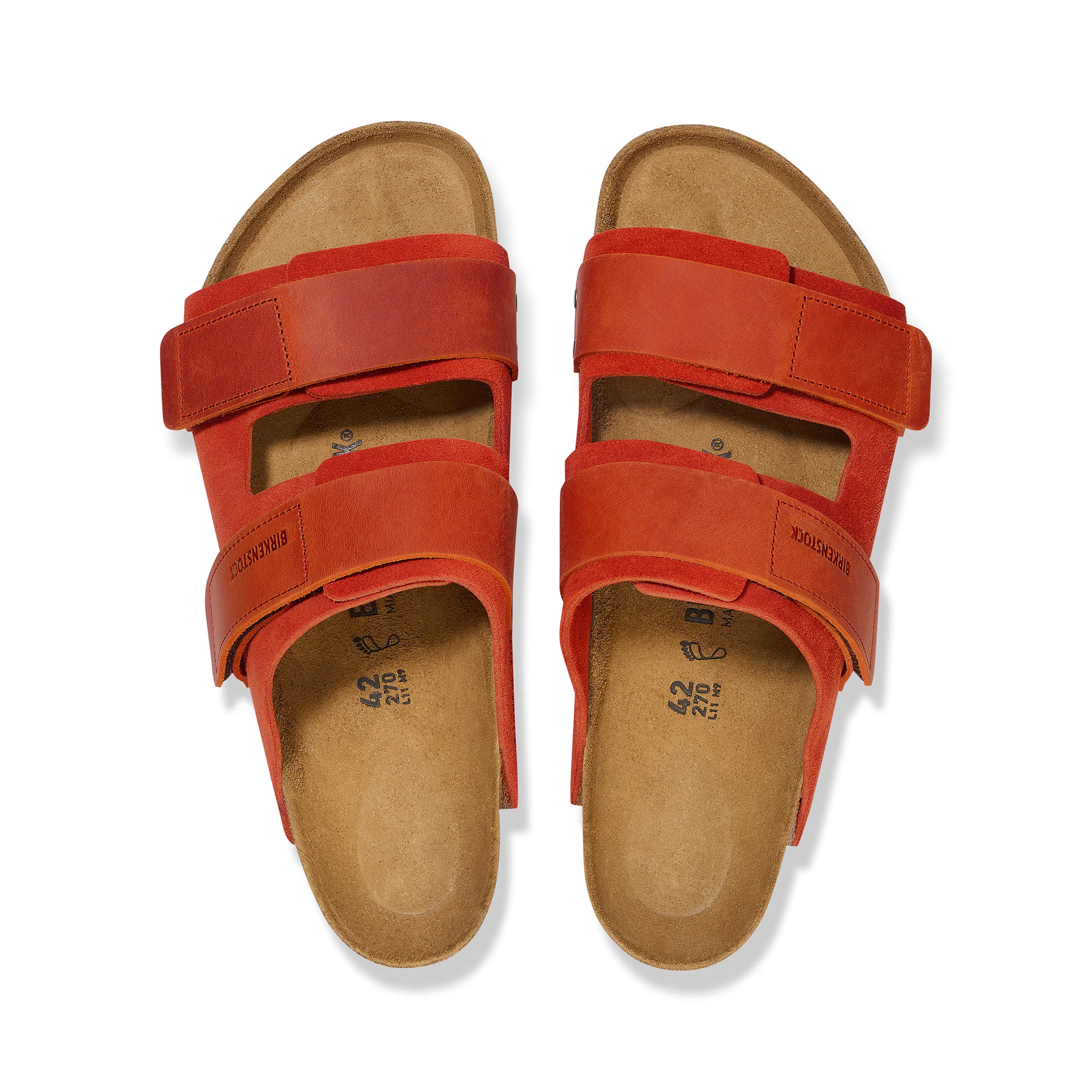 Uji Rust Brown Nubuck/Suede Leather - Image 3