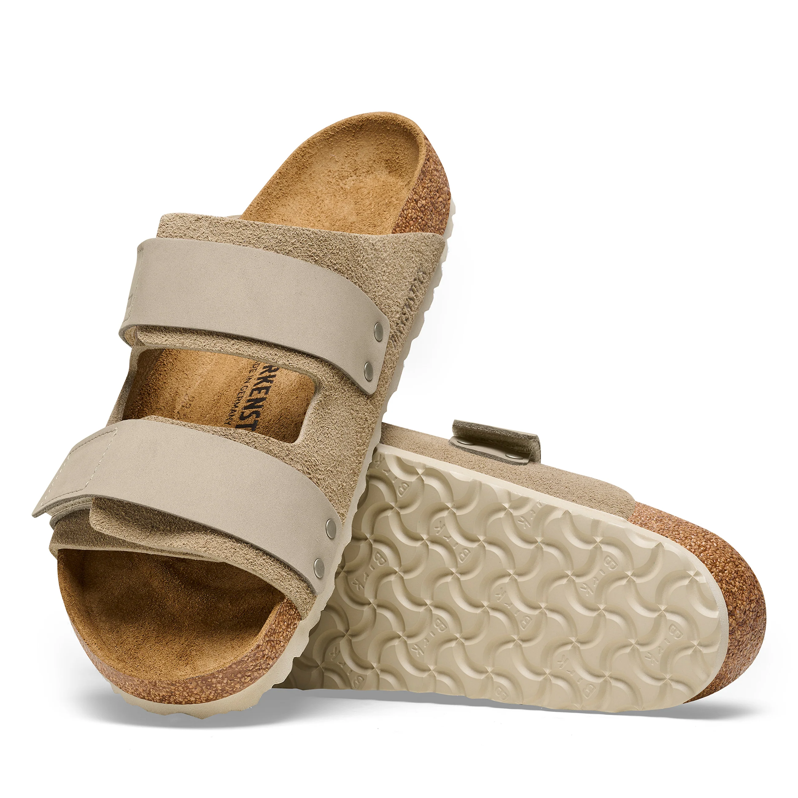 Uji Taupe Nubuck/Suede Leather - Image 3