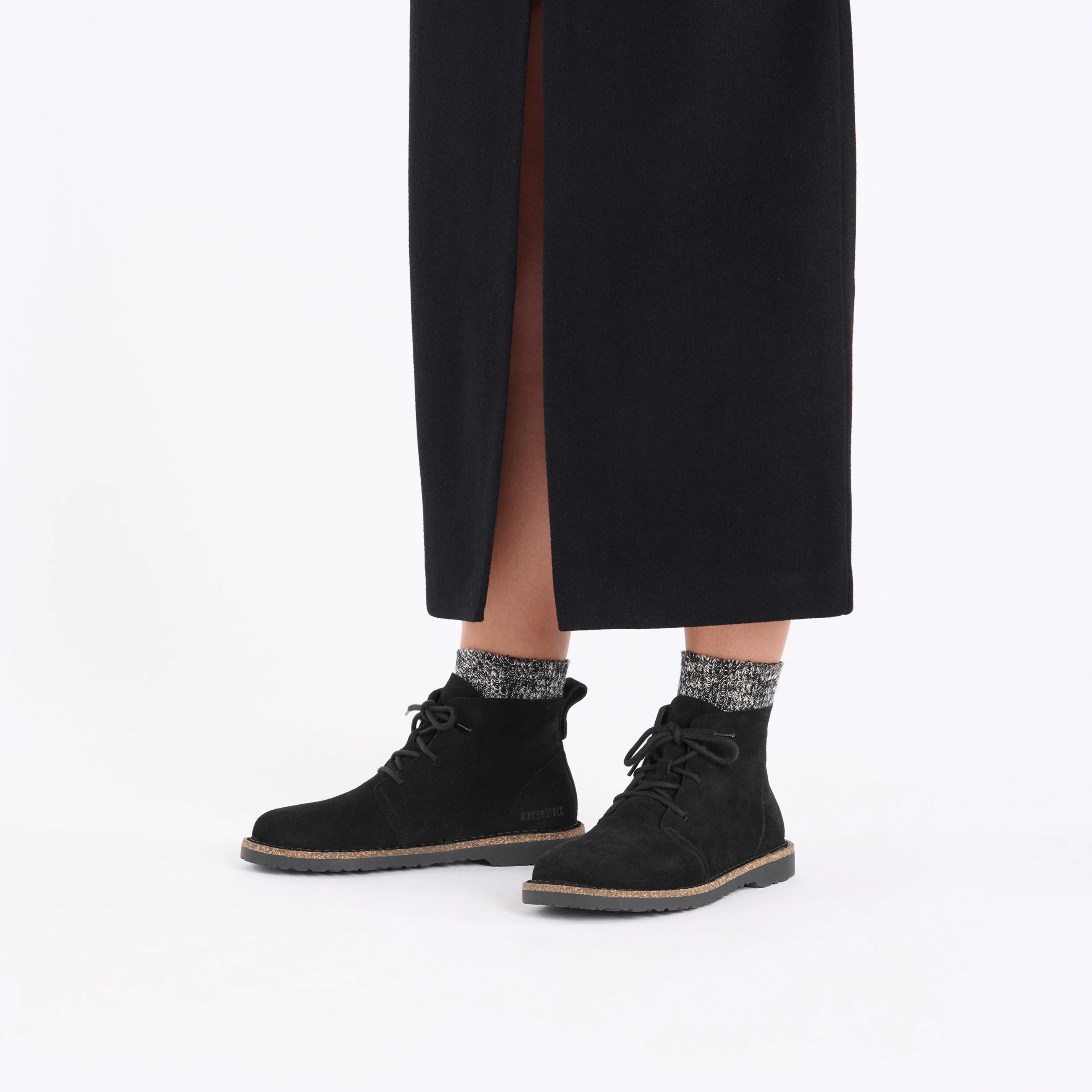 Uppsala Mid Black Suede Leather - Image 5