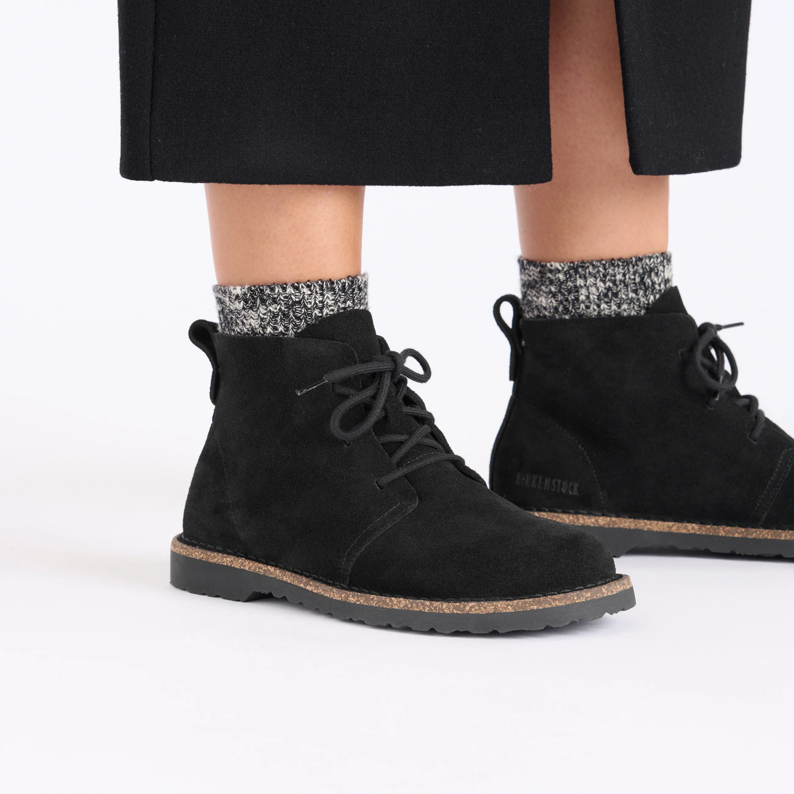 Uppsala Mid Black Suede Leather - Image 6