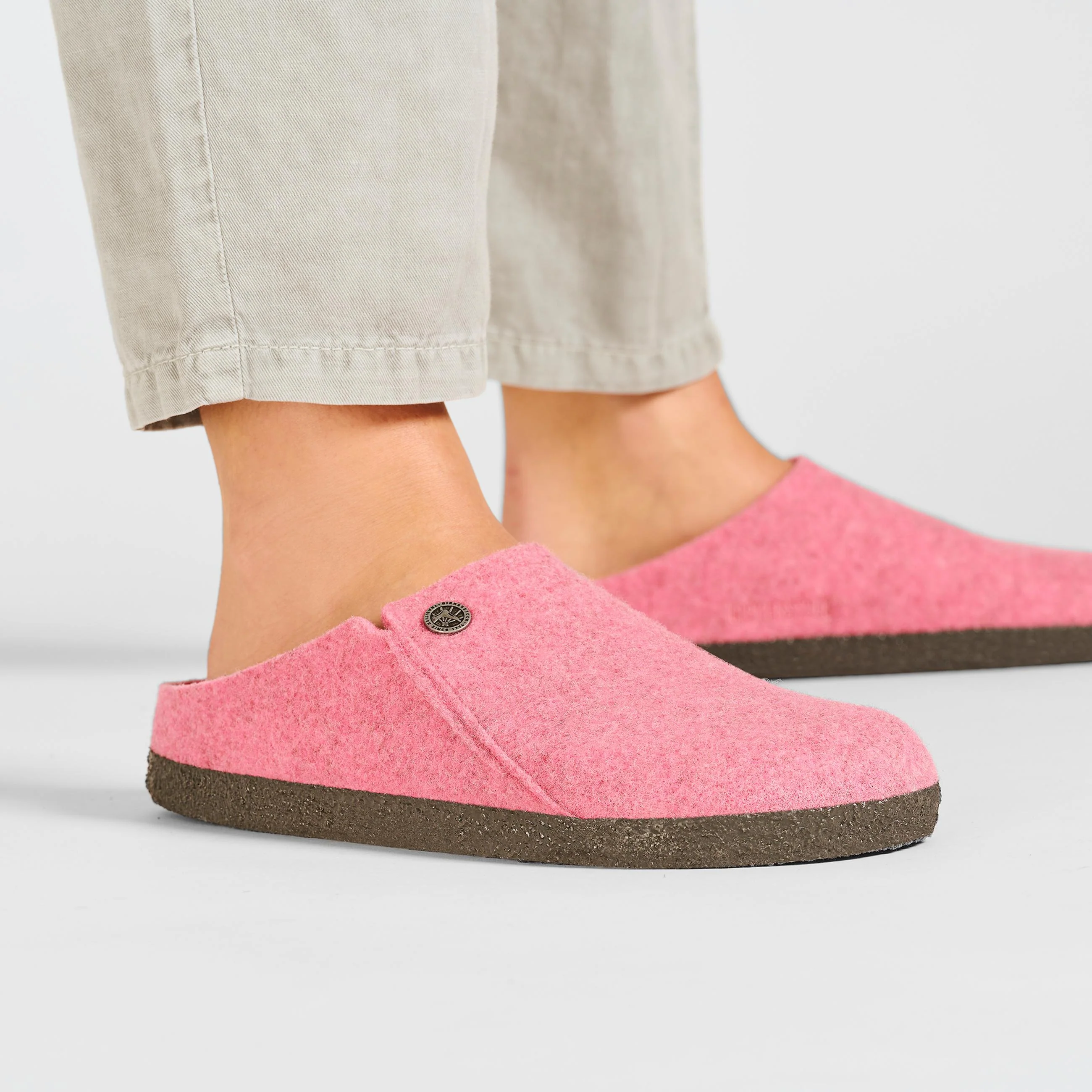 Zermatt Shearling Fuchsia Tulip Wool Felt - Image 6