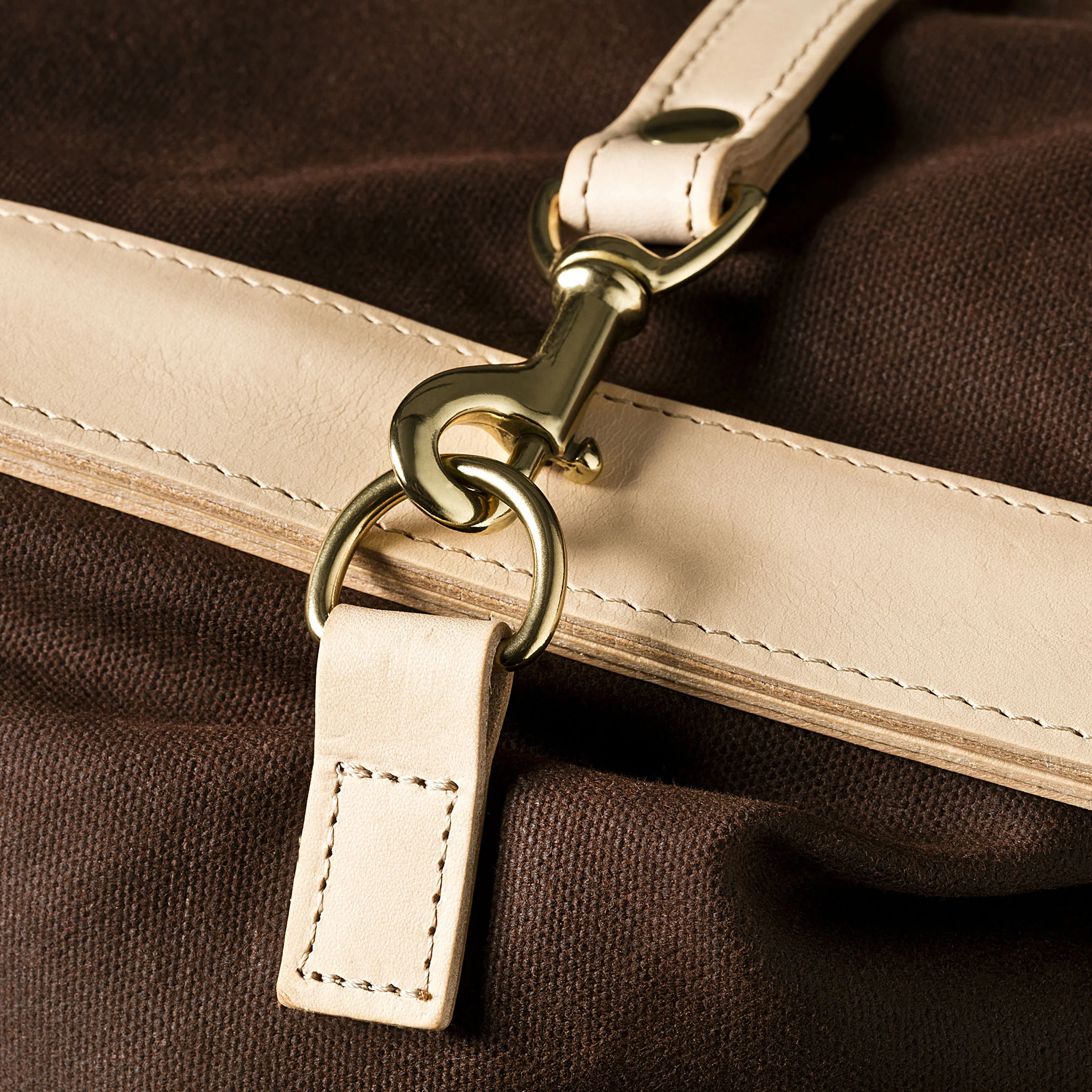 Zurich Bag Brown Canvas - Image 6