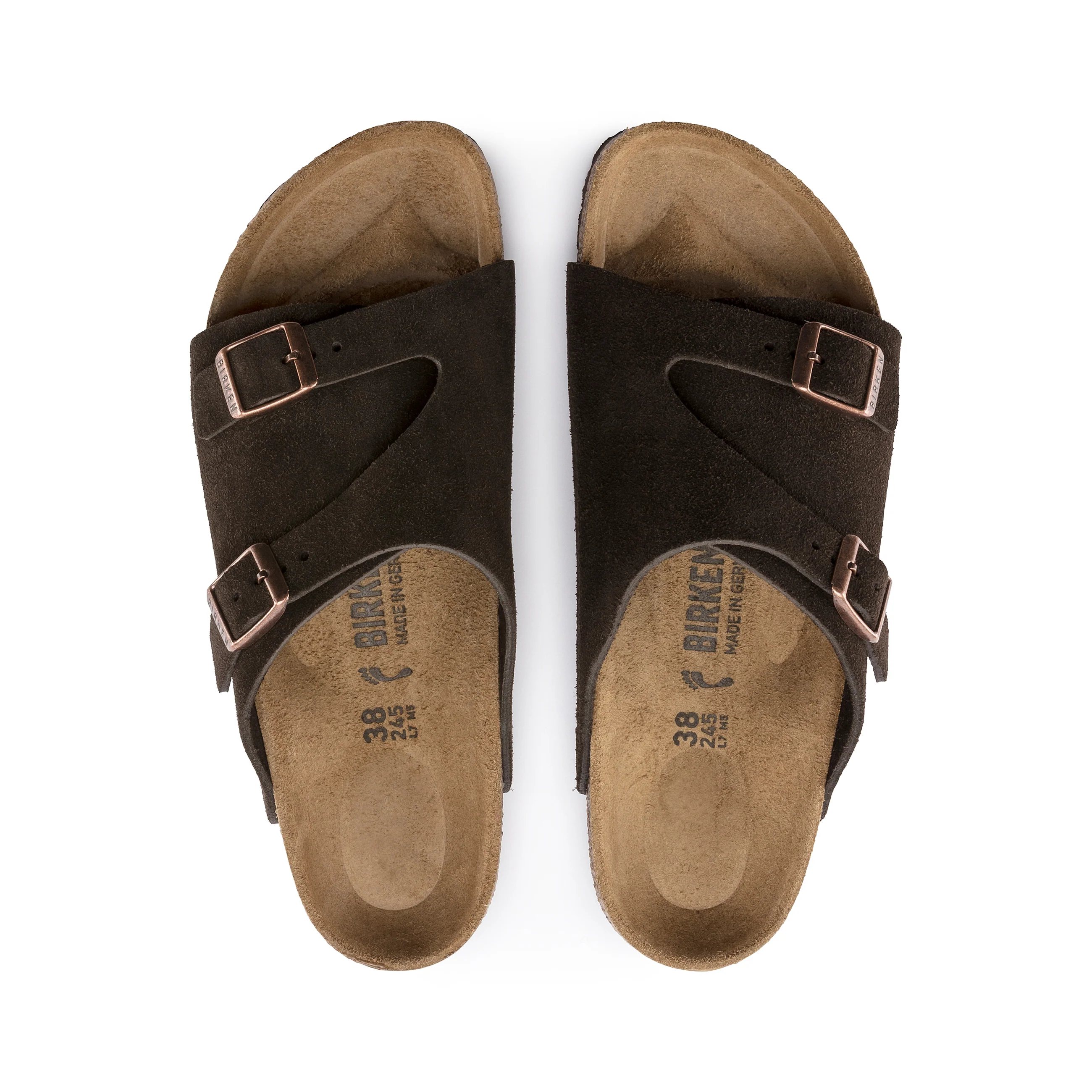 Zurich Mocca Suede Leather - Image 3