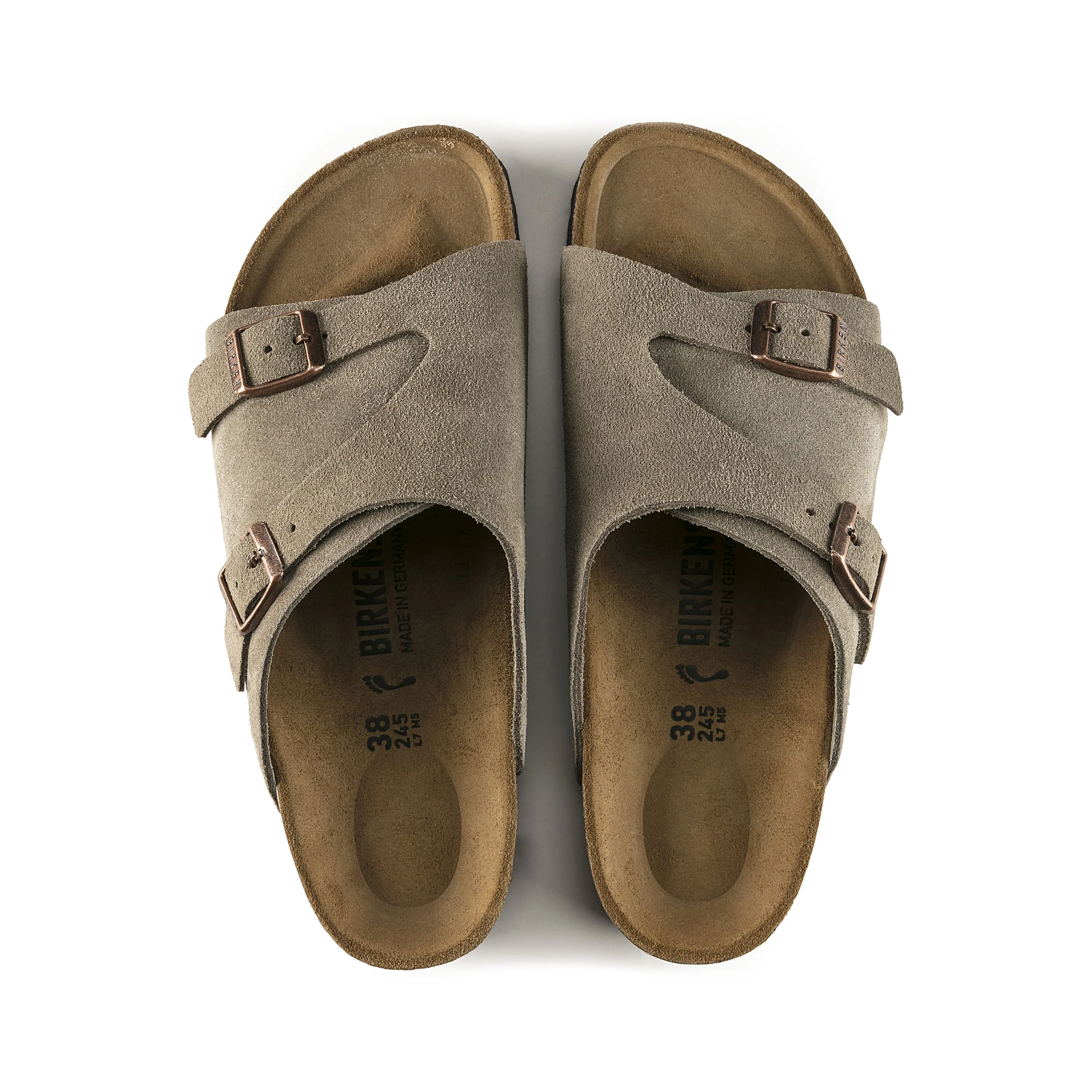 Zurich SFB Taupe Suede Leather - Image 3