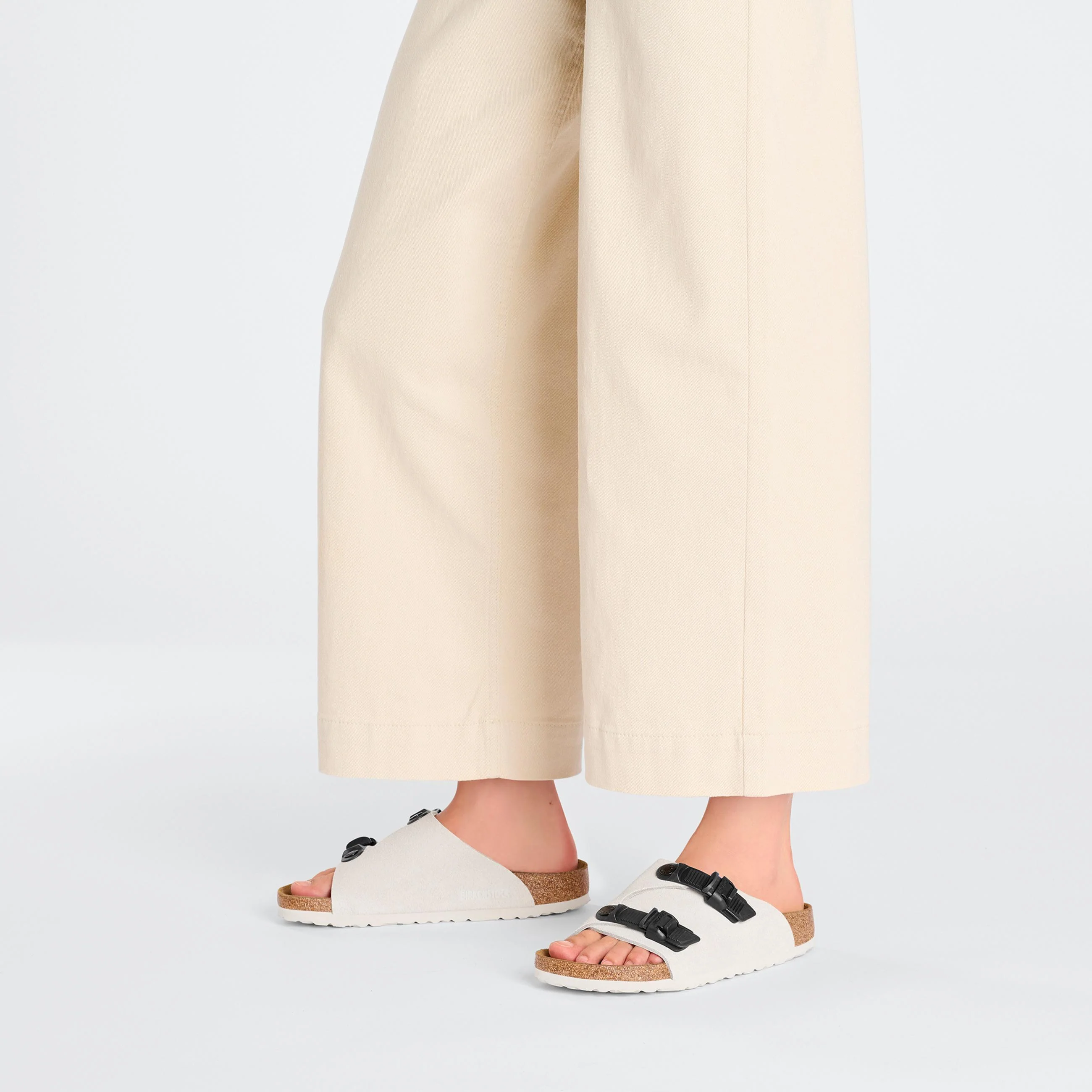 Zurich Tech Antique White Suede Leather - Image 5