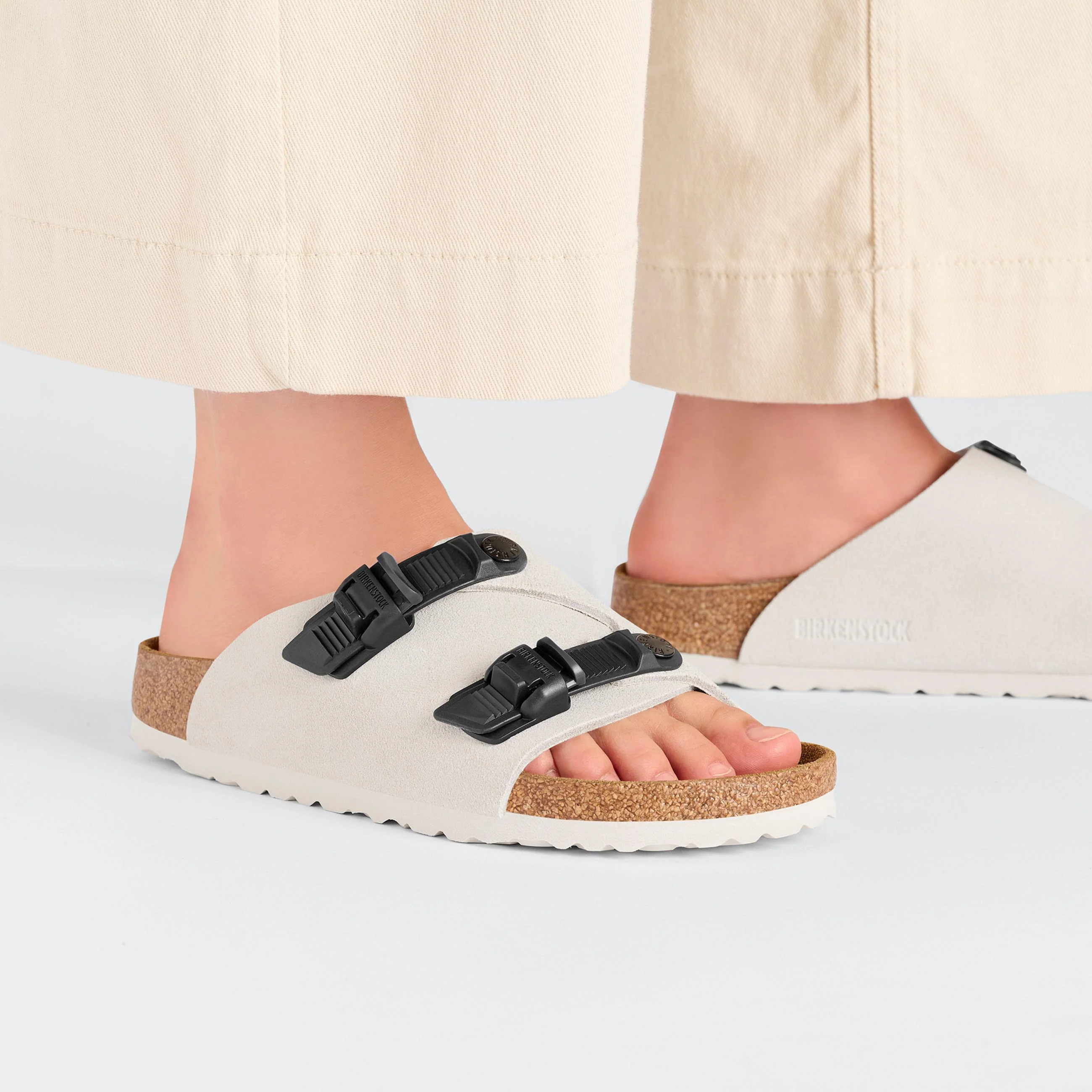 Zurich Tech Antique White Suede Leather - Image 6