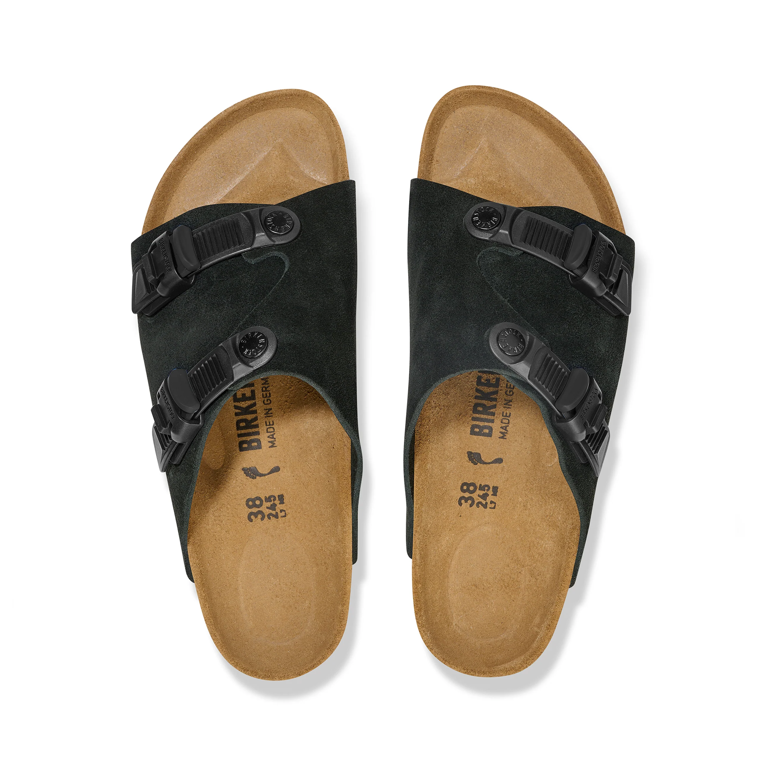 Zurich Tech Black Suede Leather - Image 4