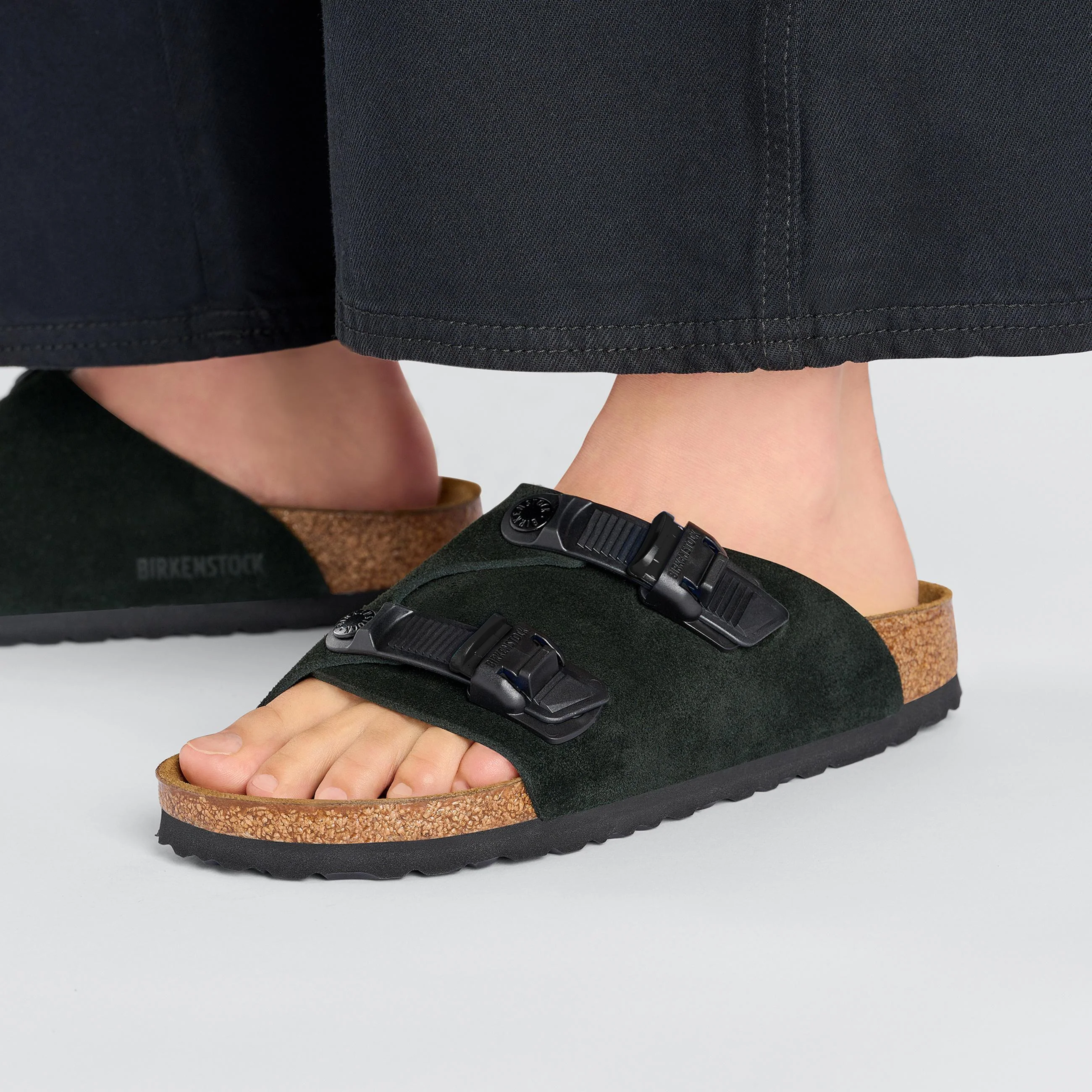 Zurich Tech Black Suede Leather - Image 6